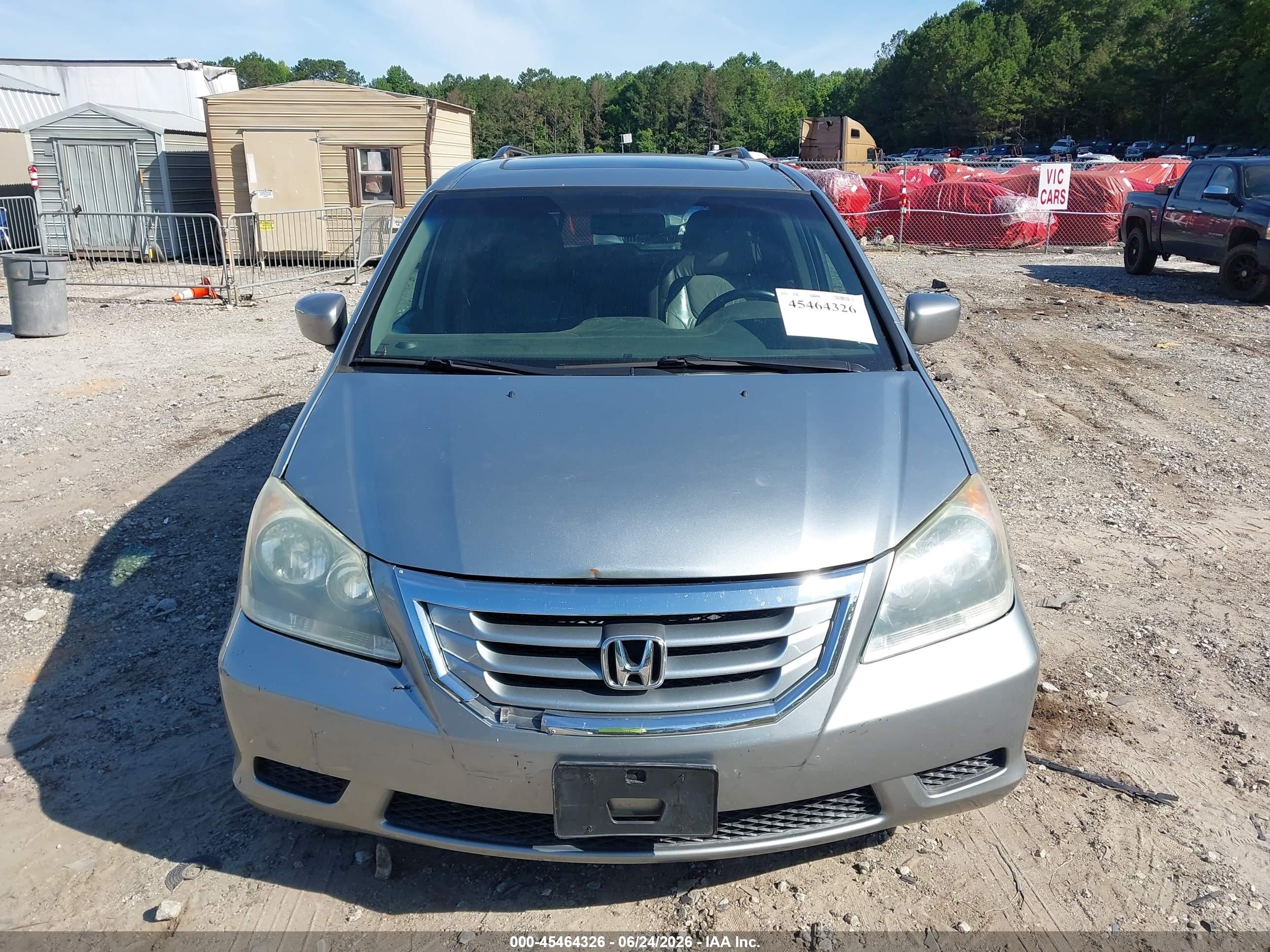 2008 Honda Odyssey Ex-l Blue vin: 5FNRL38758B055316