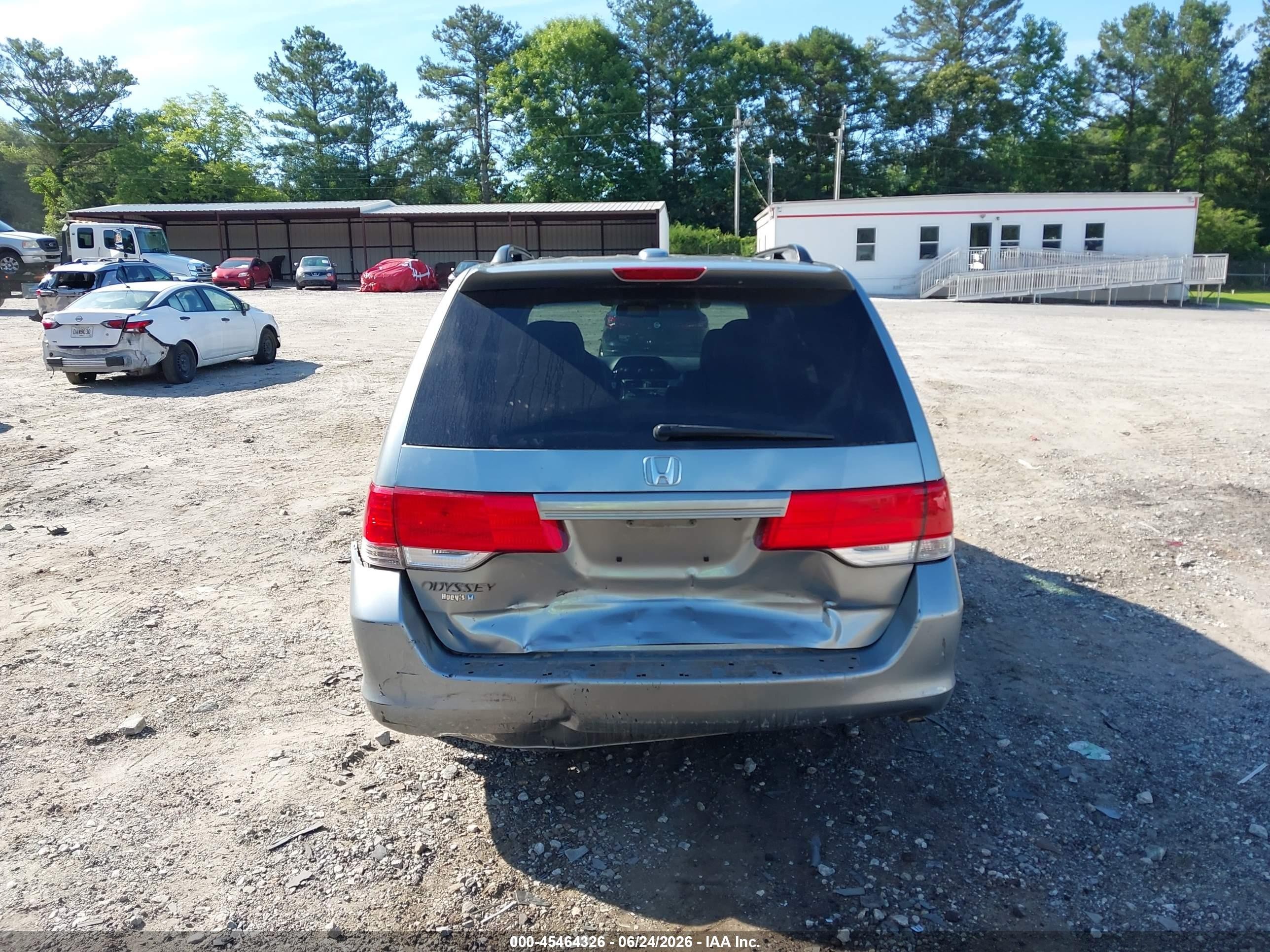 2008 Honda Odyssey Ex-l Blue vin: 5FNRL38758B055316