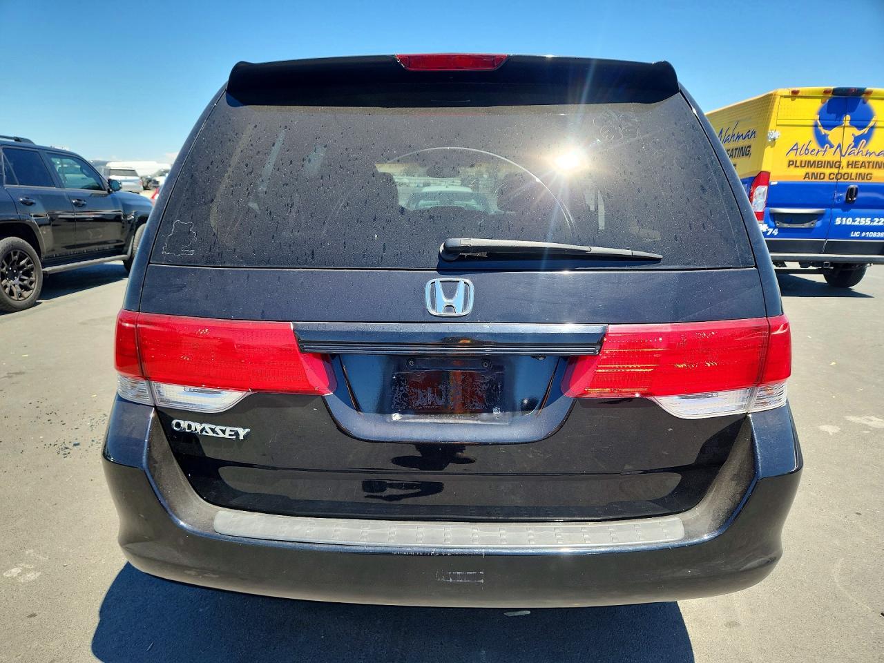 2008 Honda Odyssey Exl Black vin: 5FNRL38758B072679