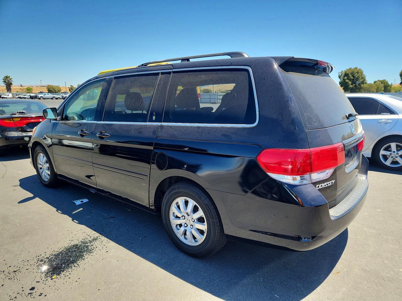 2008 Honda Odyssey Exl Black vin: 5FNRL38758B072679