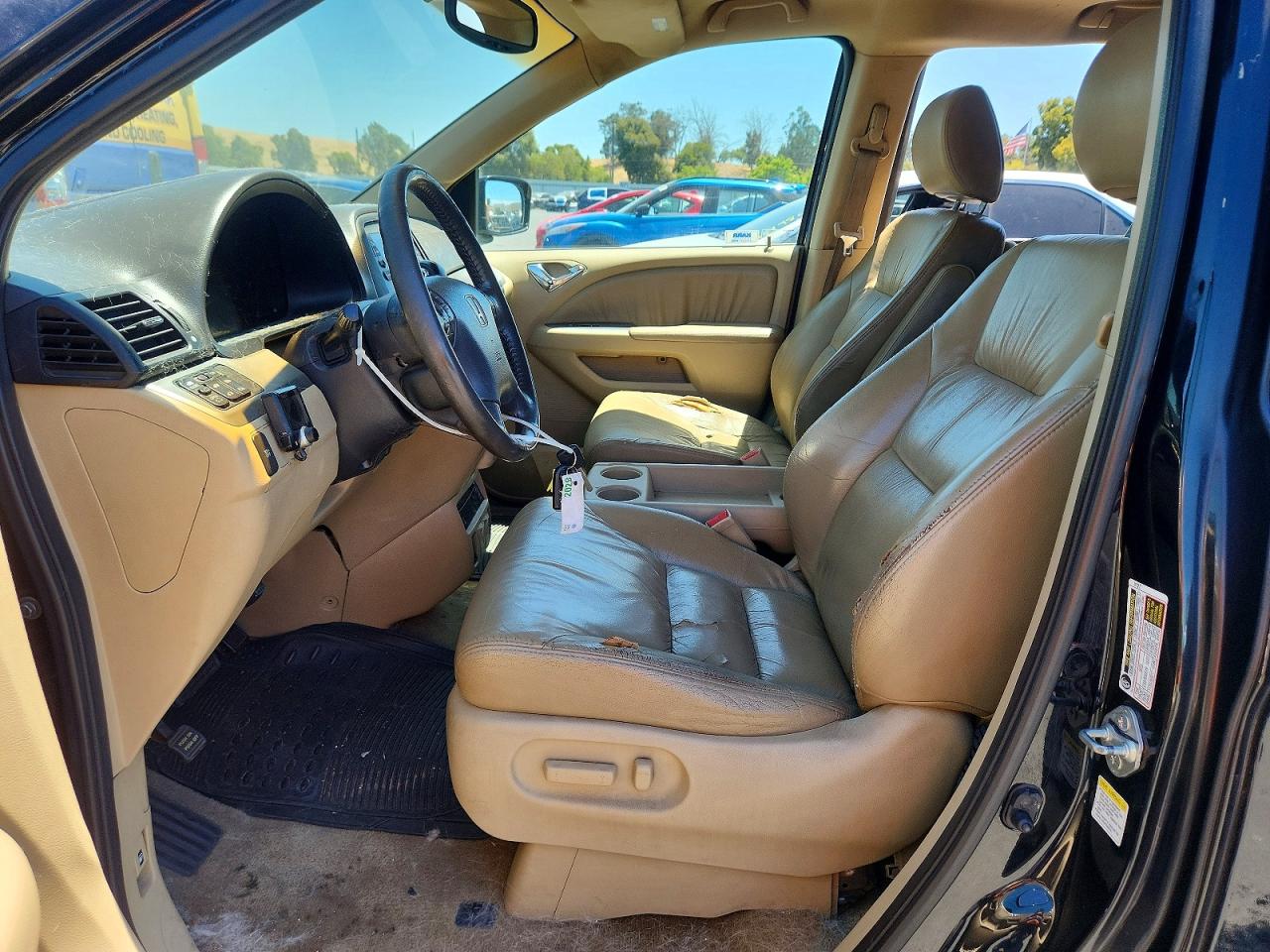2008 Honda Odyssey Exl Black vin: 5FNRL38758B072679
