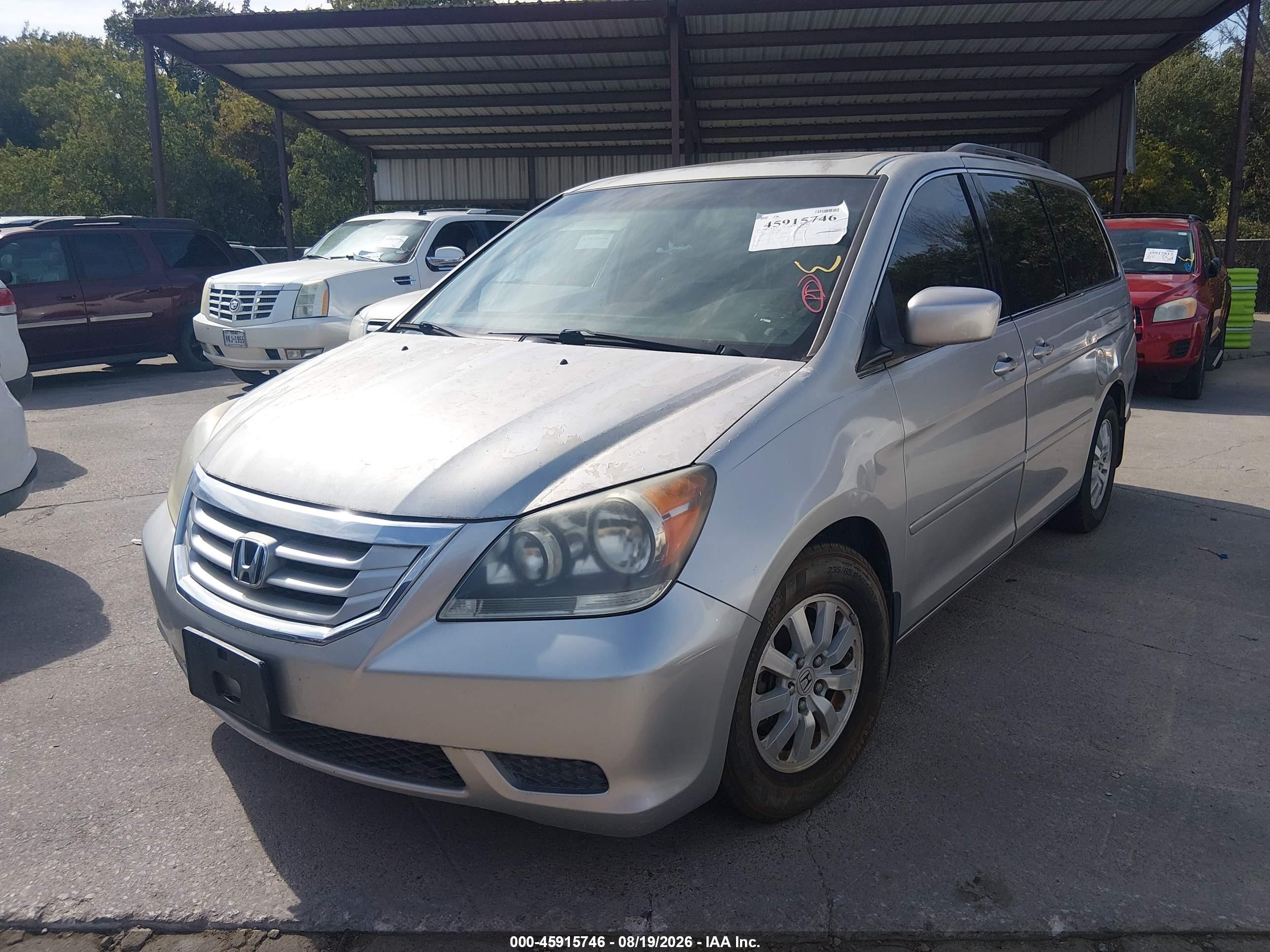 2008 Honda Odyssey Ex-l Серый vin: 5FNRL38758B091572