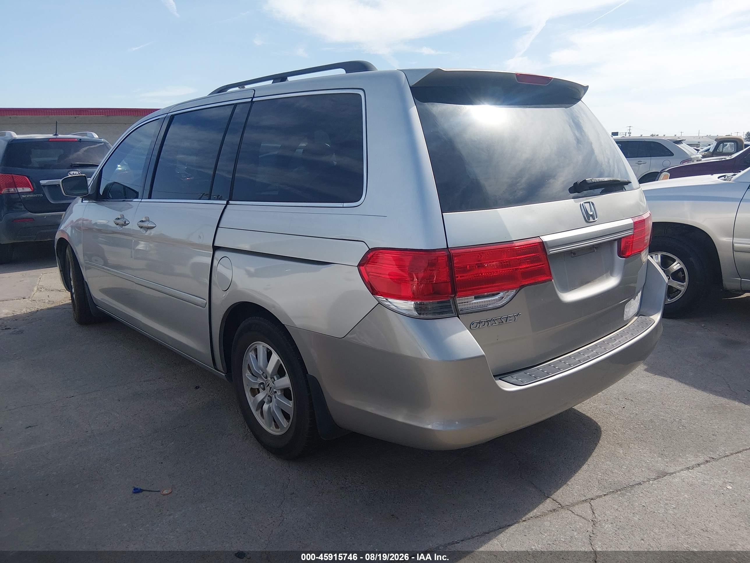 2008 Honda Odyssey Ex-l Серый vin: 5FNRL38758B091572