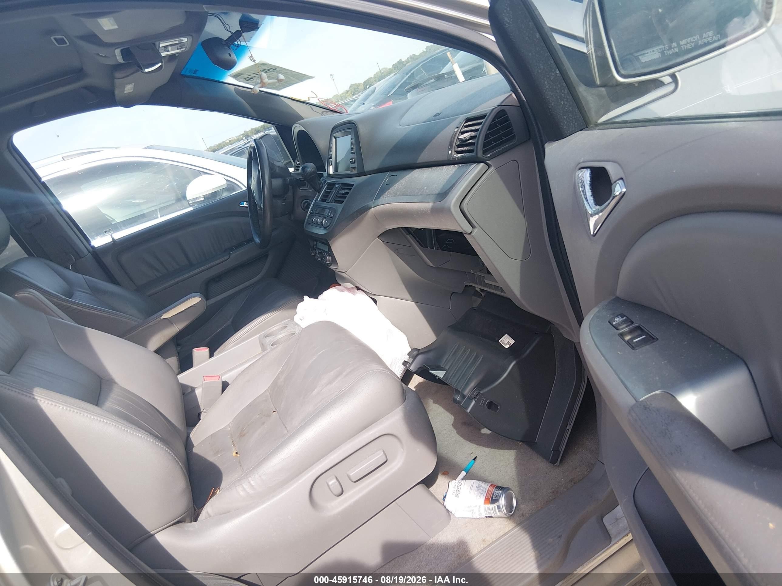 2008 Honda Odyssey Ex-l Серый vin: 5FNRL38758B091572