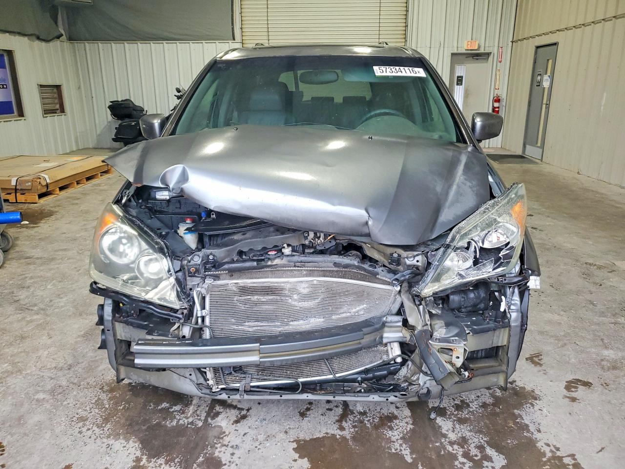 2009 Honda Odyssey Exl Gray vin: 5FNRL38759B023967