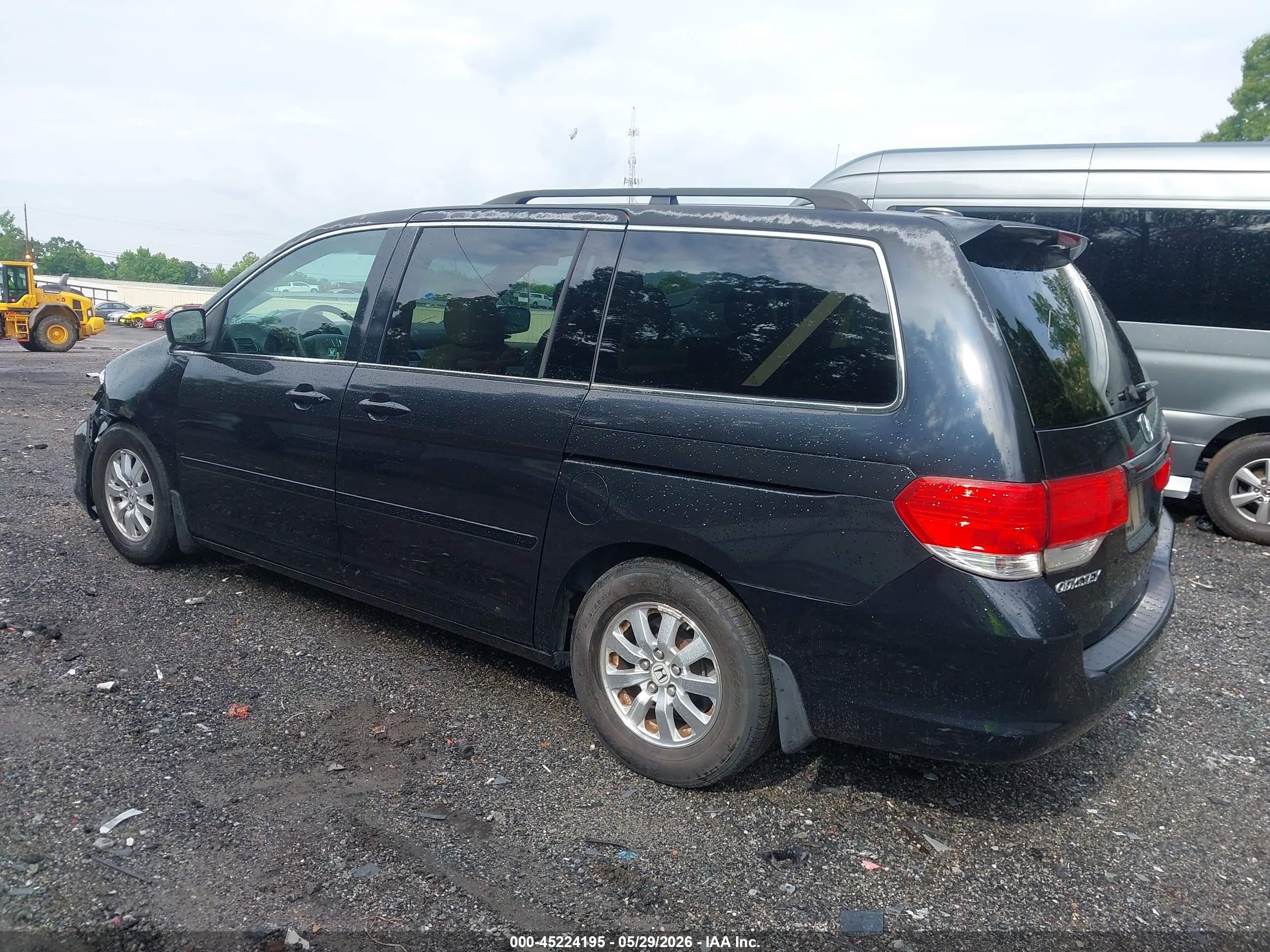 2009 Honda Odyssey Ex-l Black vin: 5FNRL38759B047850