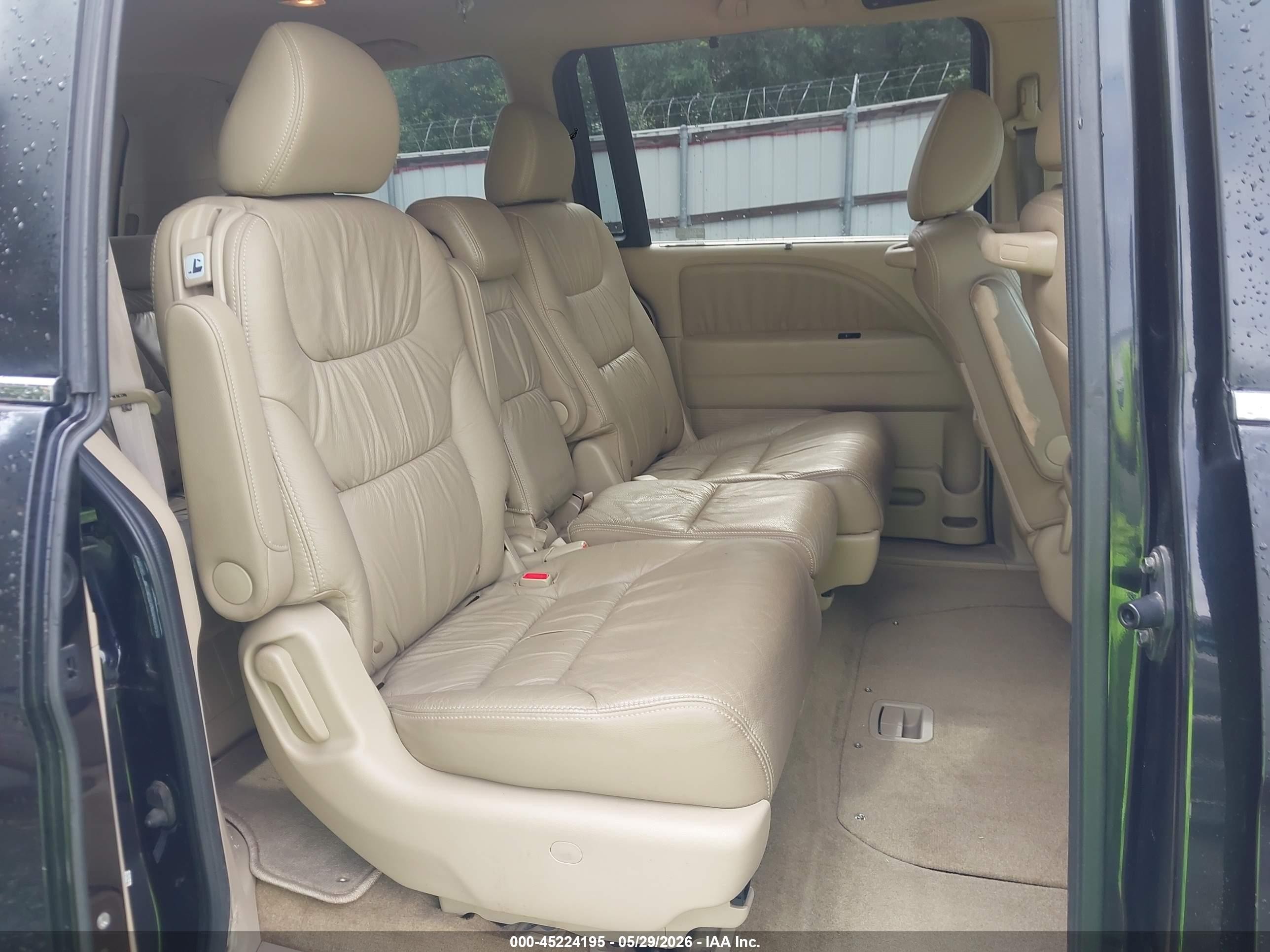 2009 Honda Odyssey Ex-l Black vin: 5FNRL38759B047850