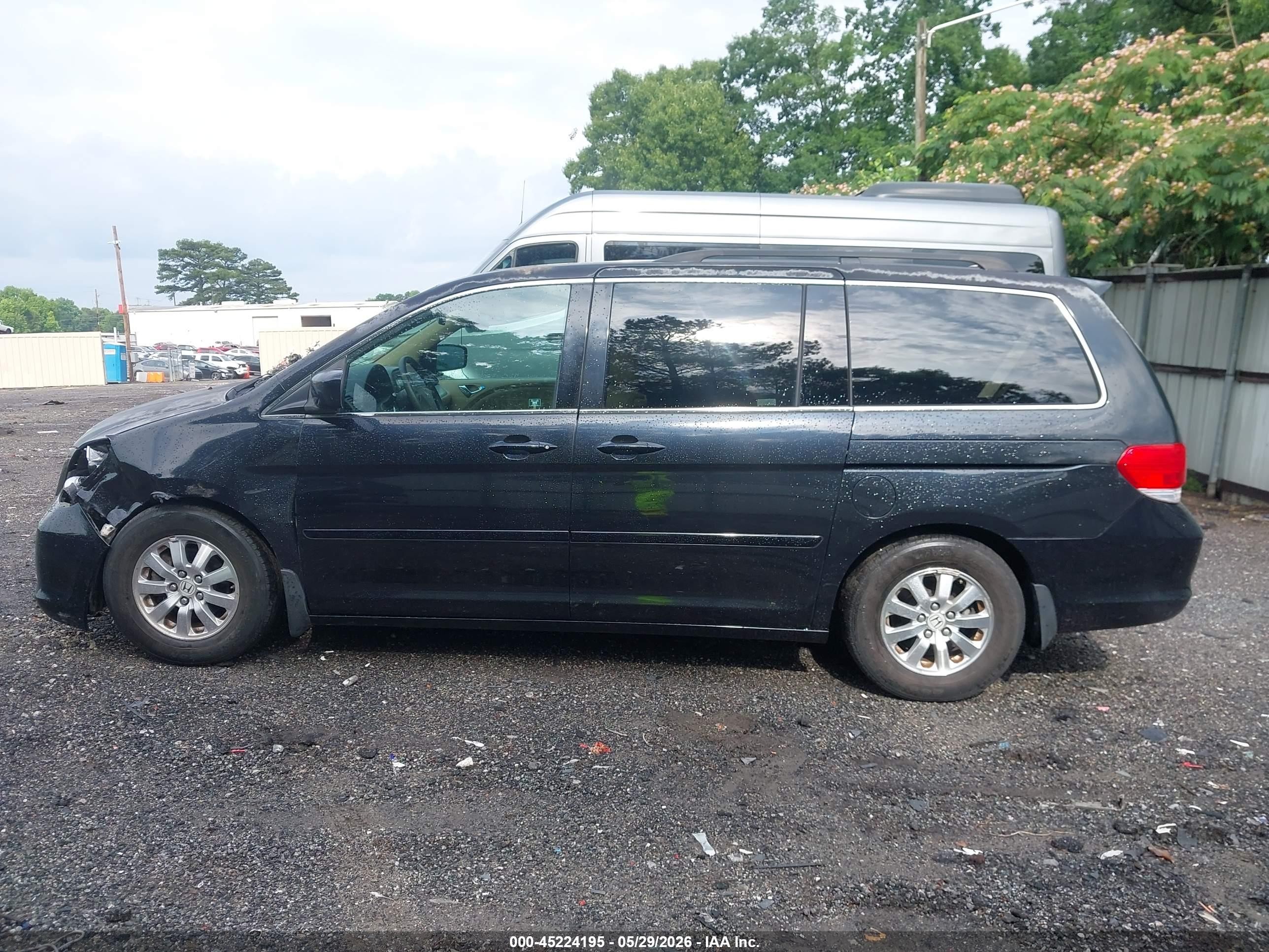 2009 Honda Odyssey Ex-l Black vin: 5FNRL38759B047850
