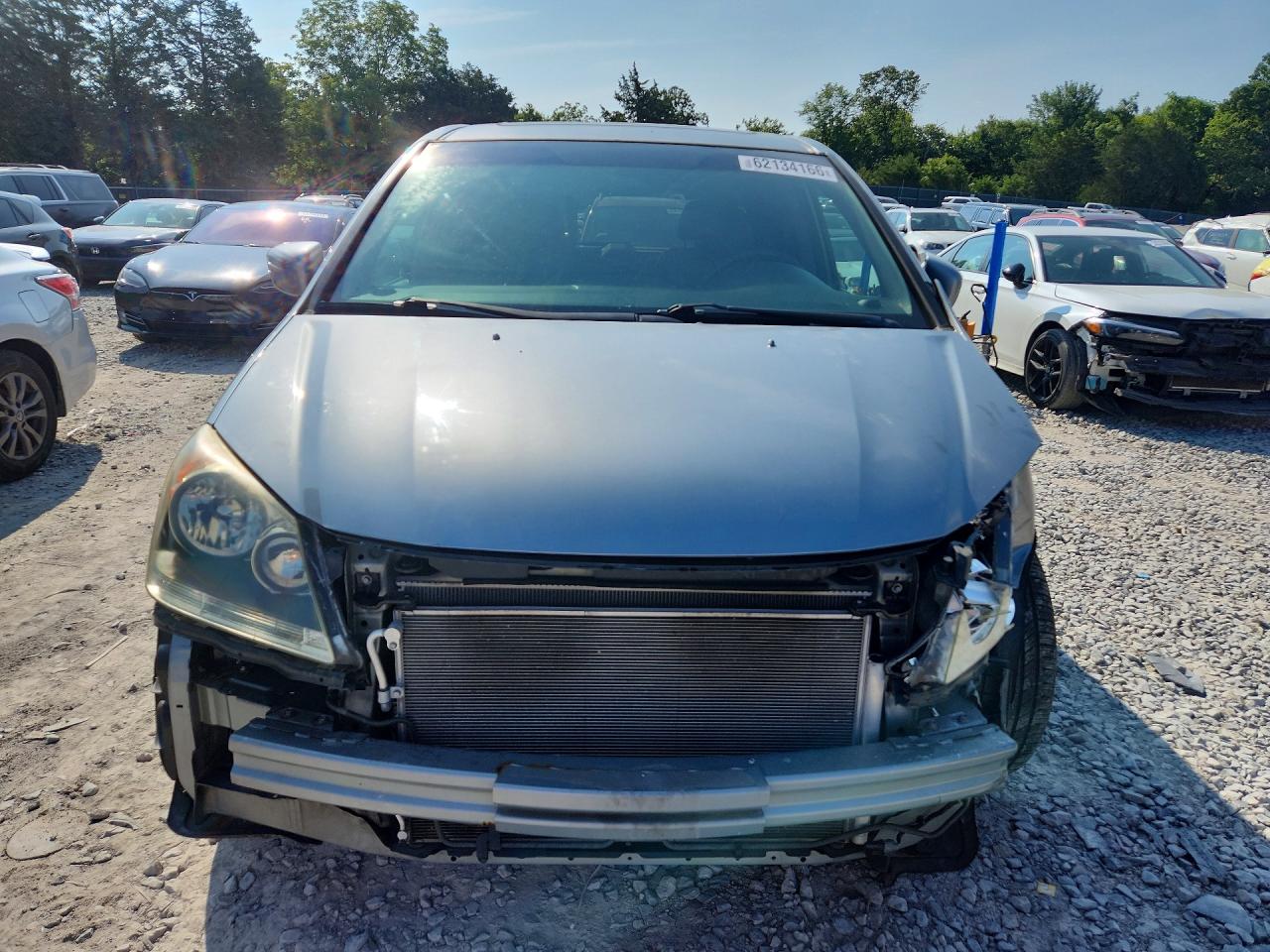 2009 Honda Odyssey Exl Gray vin: 5FNRL38759B057214