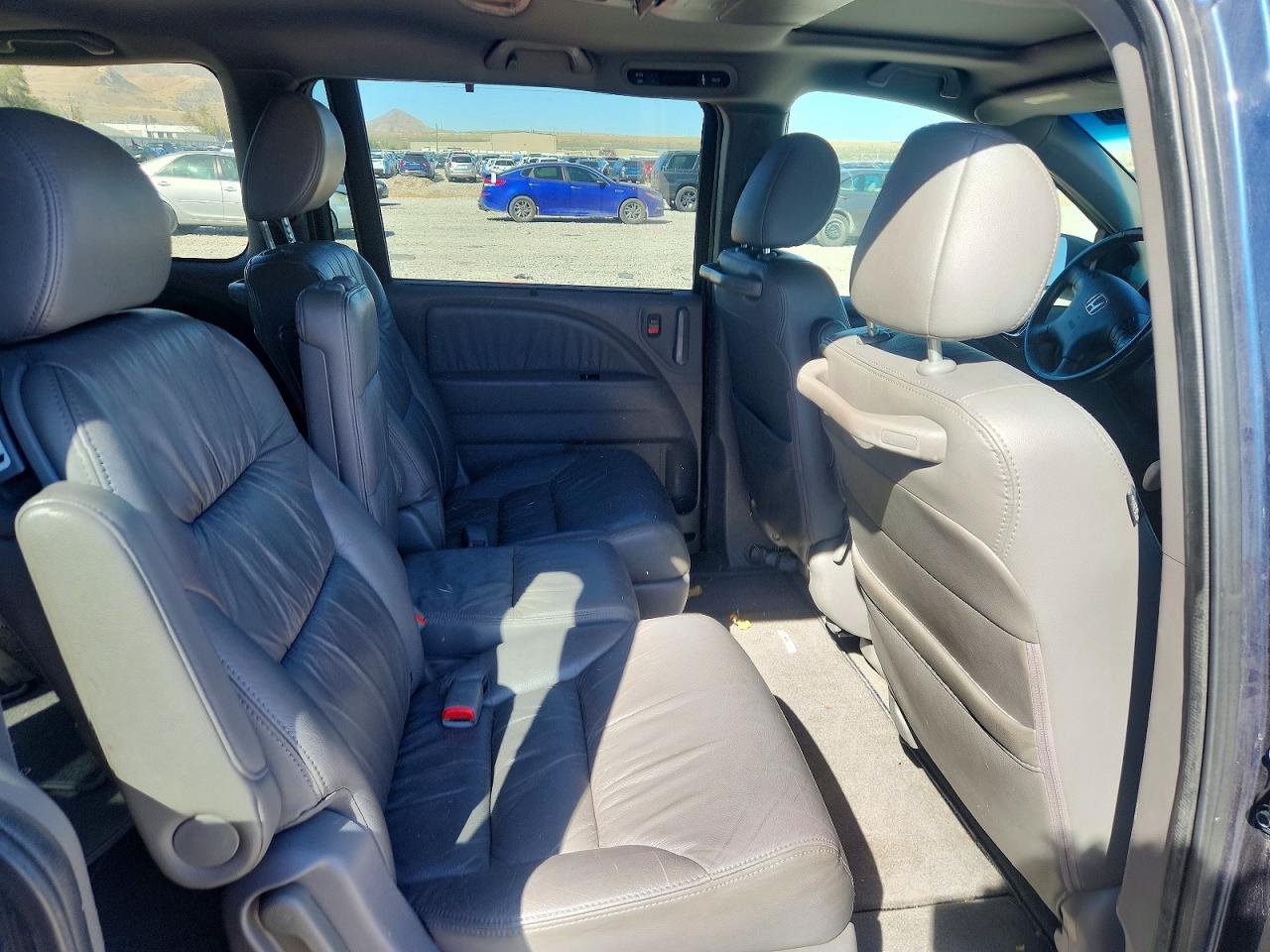 2009 Honda Odyssey Exl Blue vin: 5FNRL38759B400426
