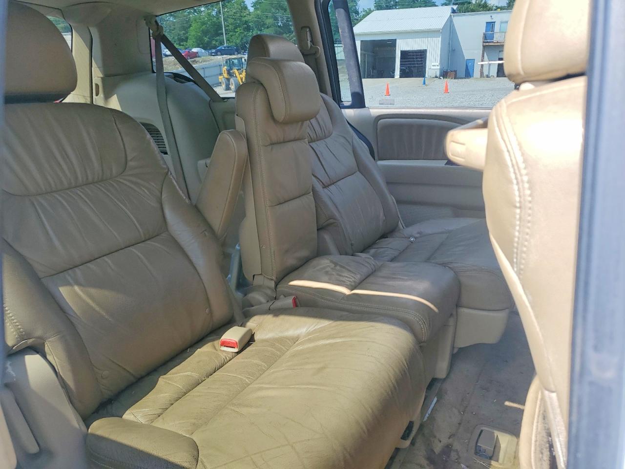 2009 Honda Odyssey Exl White vin: 5FNRL38759B408204