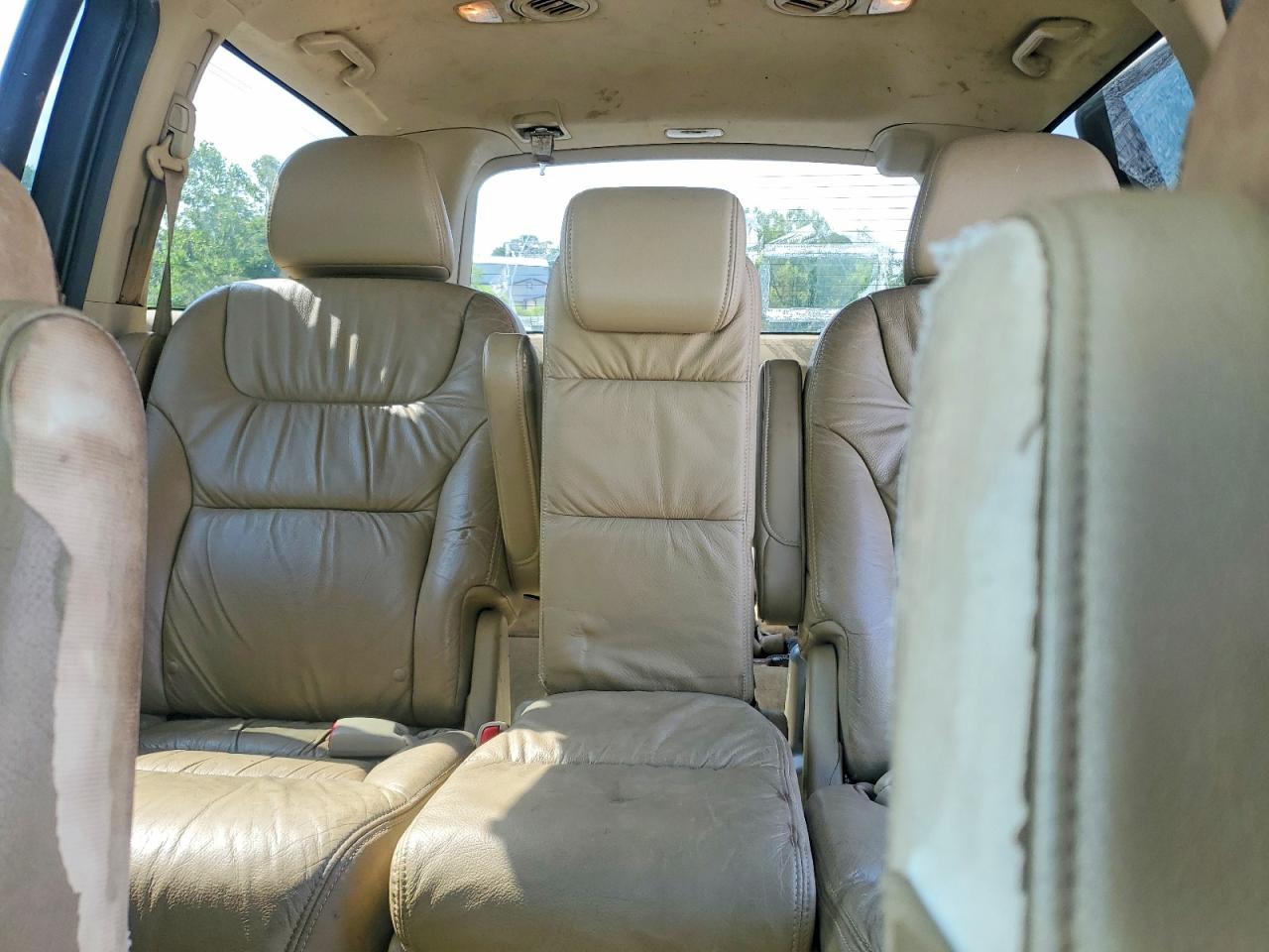 2009 Honda Odyssey Exl White vin: 5FNRL38759B408204