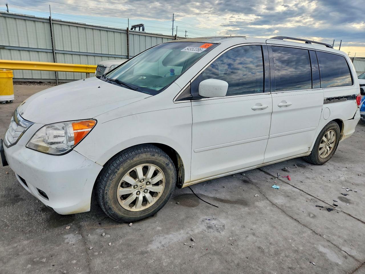 2009 Honda Odyssey Exl White vin: 5FNRL38759B408607
