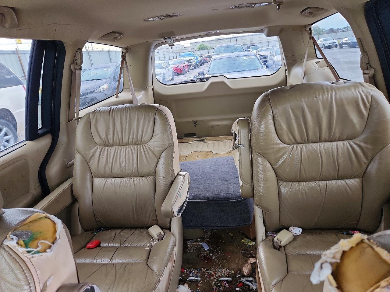 2009 Honda Odyssey Exl White vin: 5FNRL38759B408607