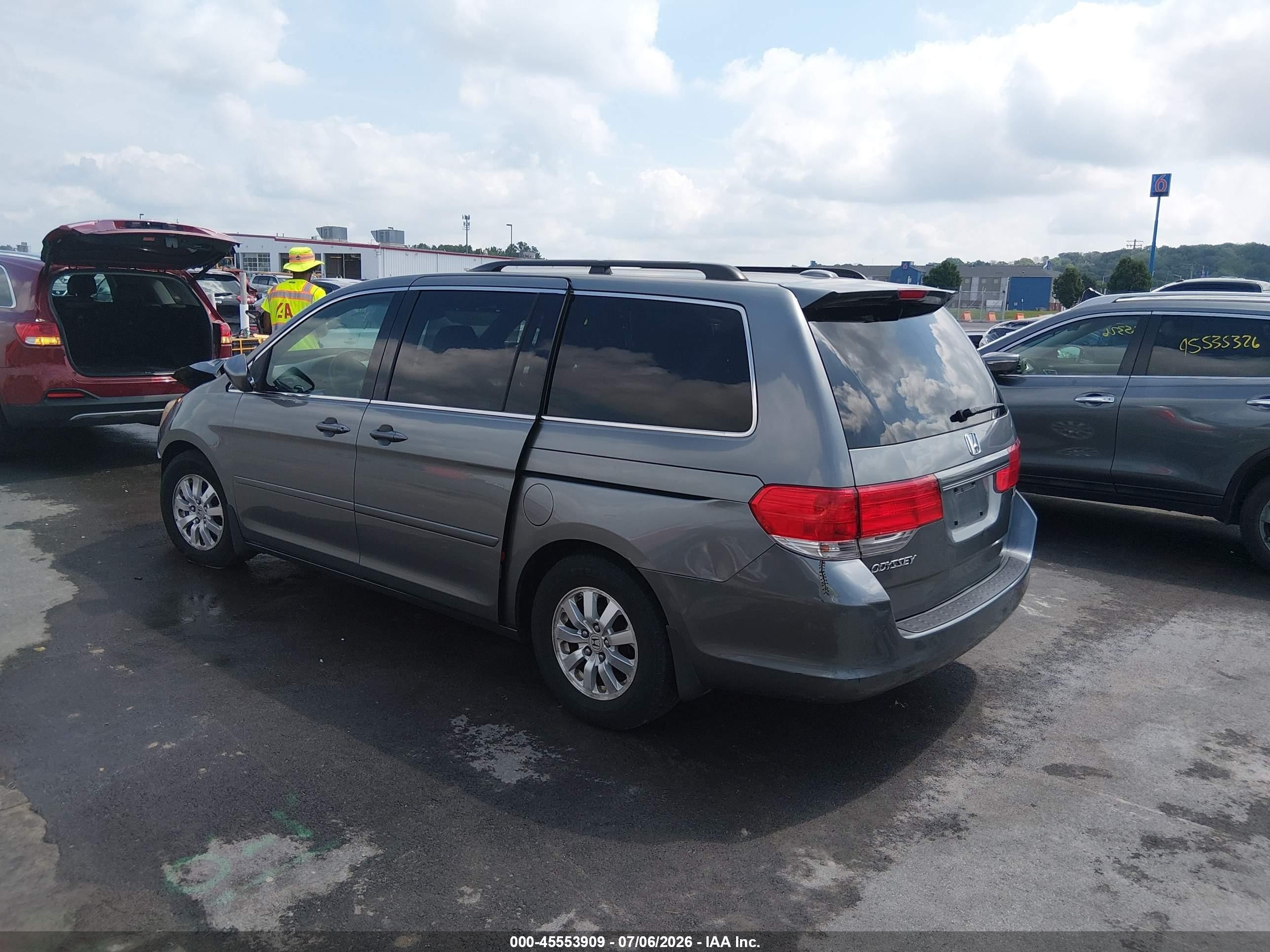 2009 Honda Odyssey Ex-l Gray vin: 5FNRL38759B410485
