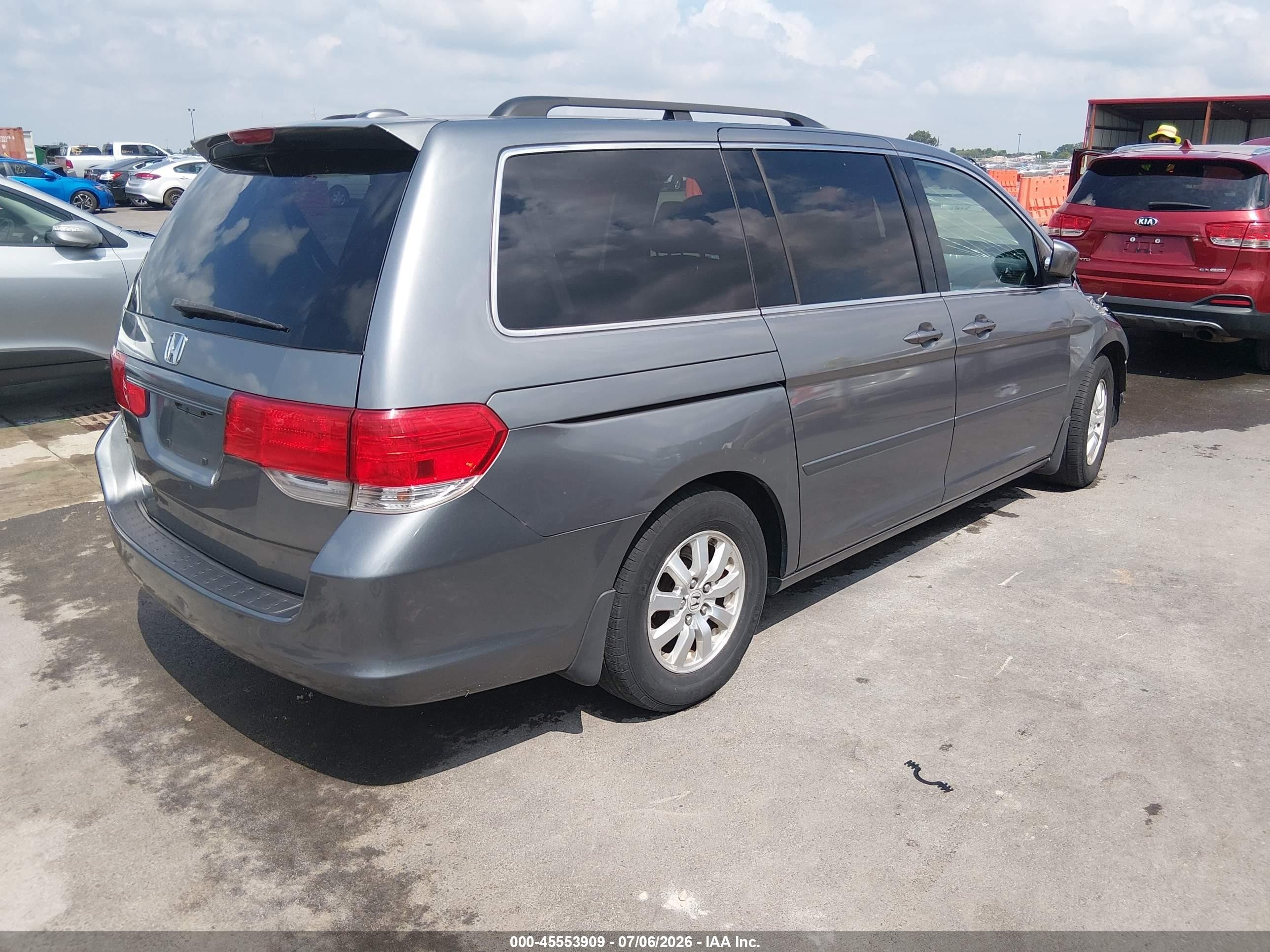 2009 Honda Odyssey Ex-l Gray vin: 5FNRL38759B410485