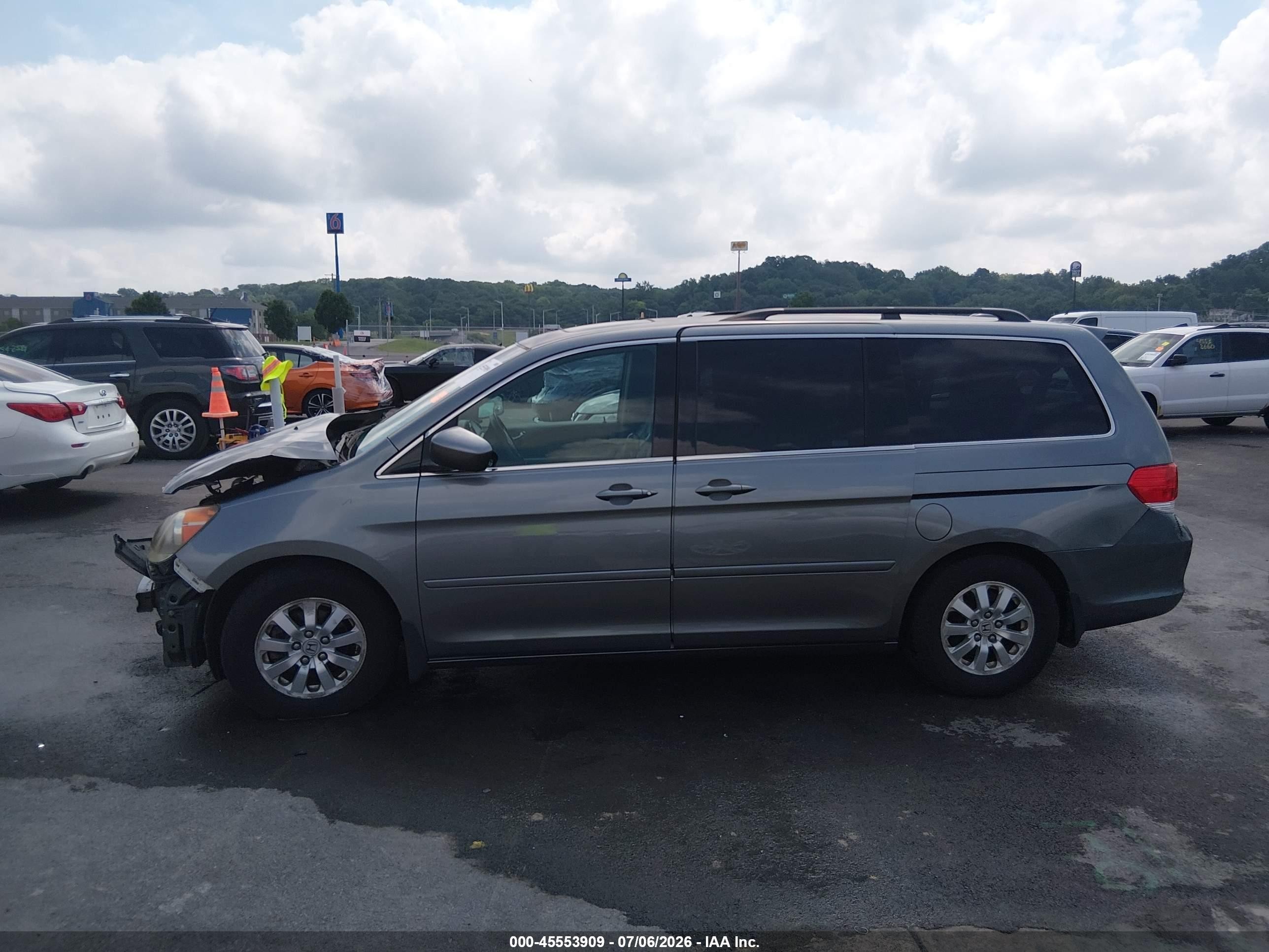 2009 Honda Odyssey Ex-l Gray vin: 5FNRL38759B410485
