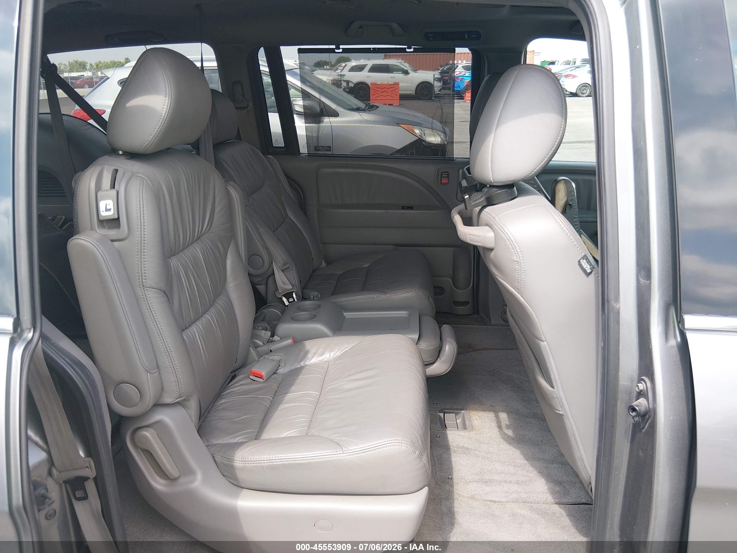 2009 Honda Odyssey Ex-l Gray vin: 5FNRL38759B410485