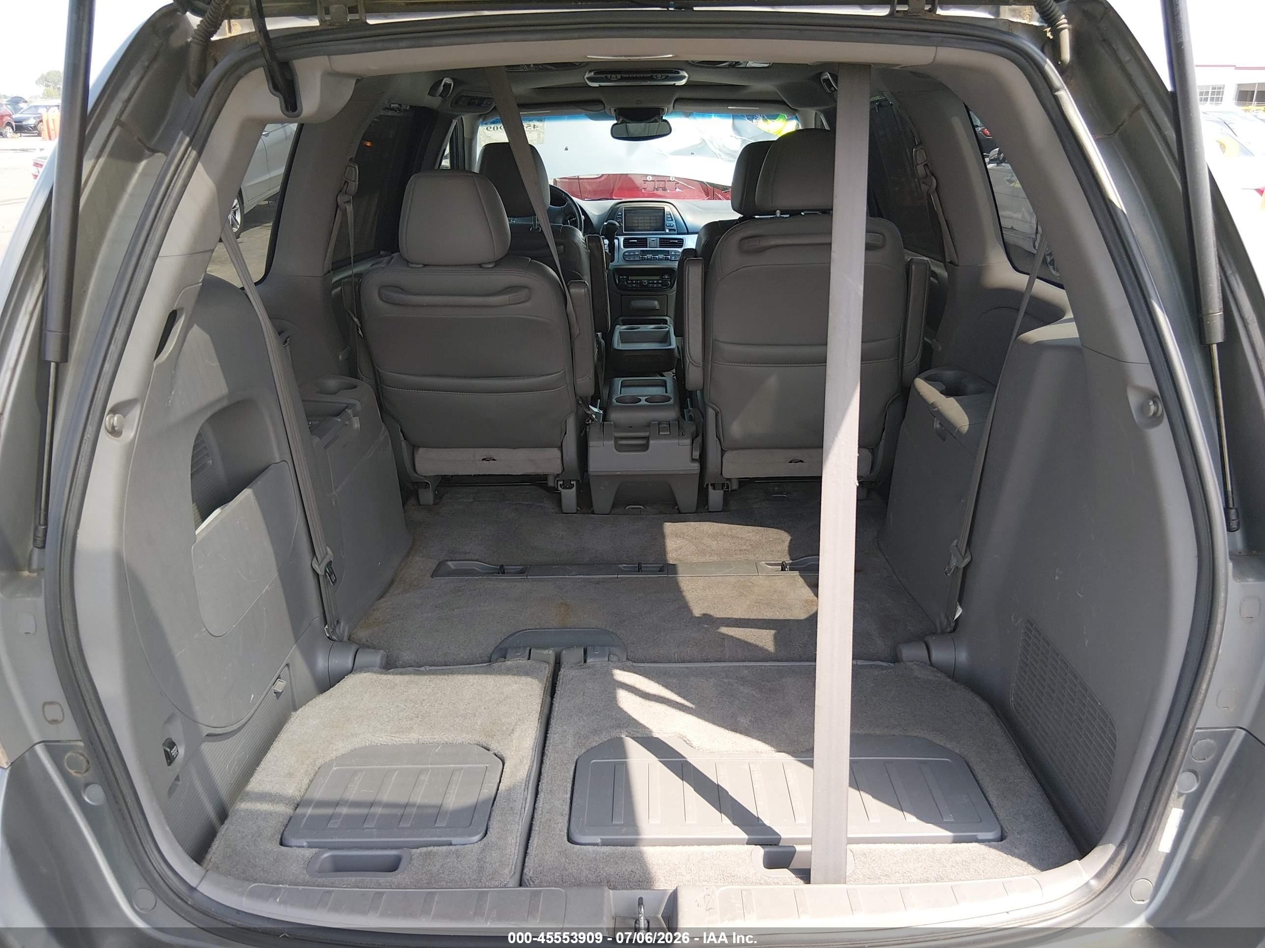 2009 Honda Odyssey Ex-l Gray vin: 5FNRL38759B410485