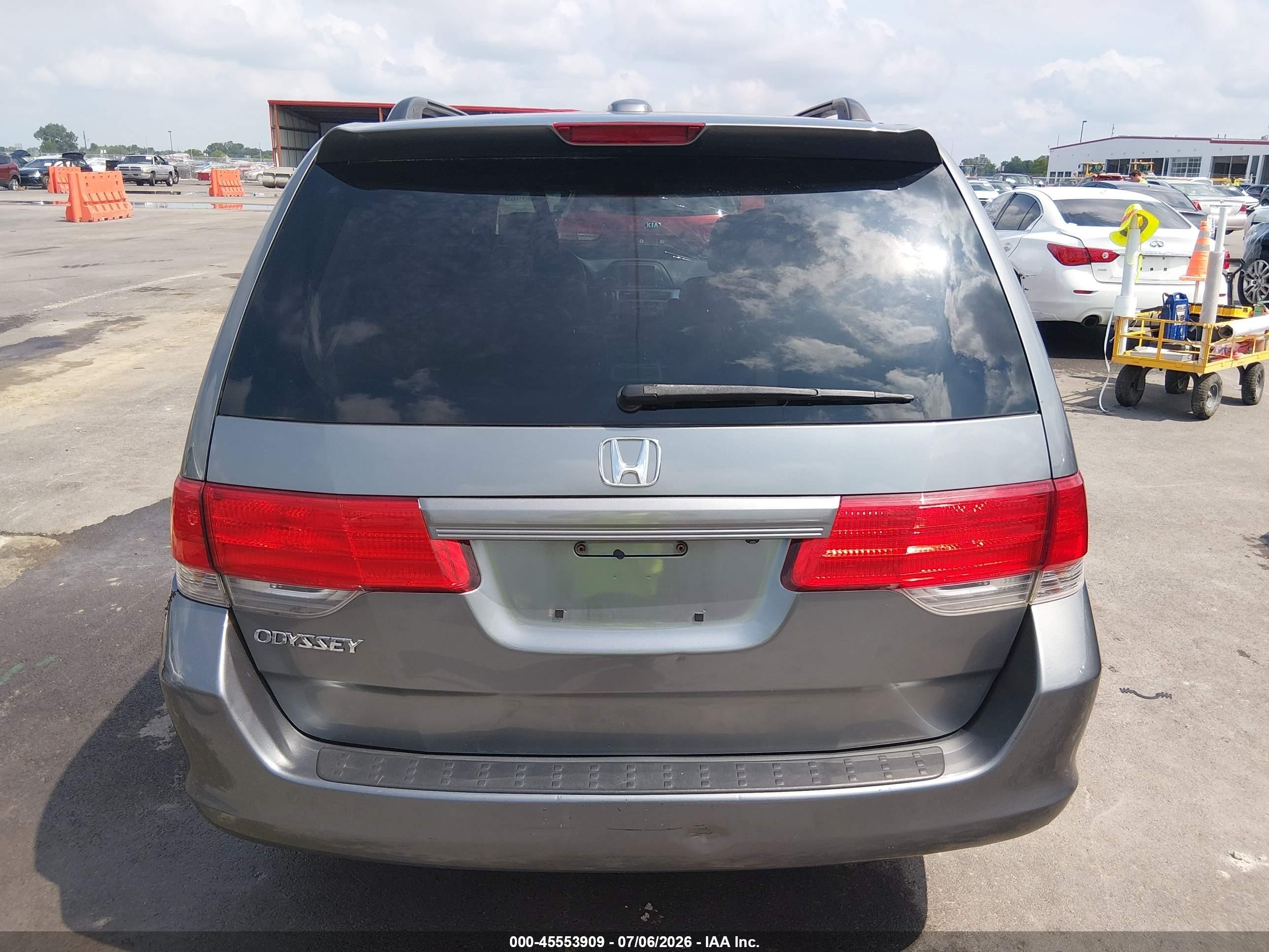 2009 Honda Odyssey Ex-l Gray vin: 5FNRL38759B410485