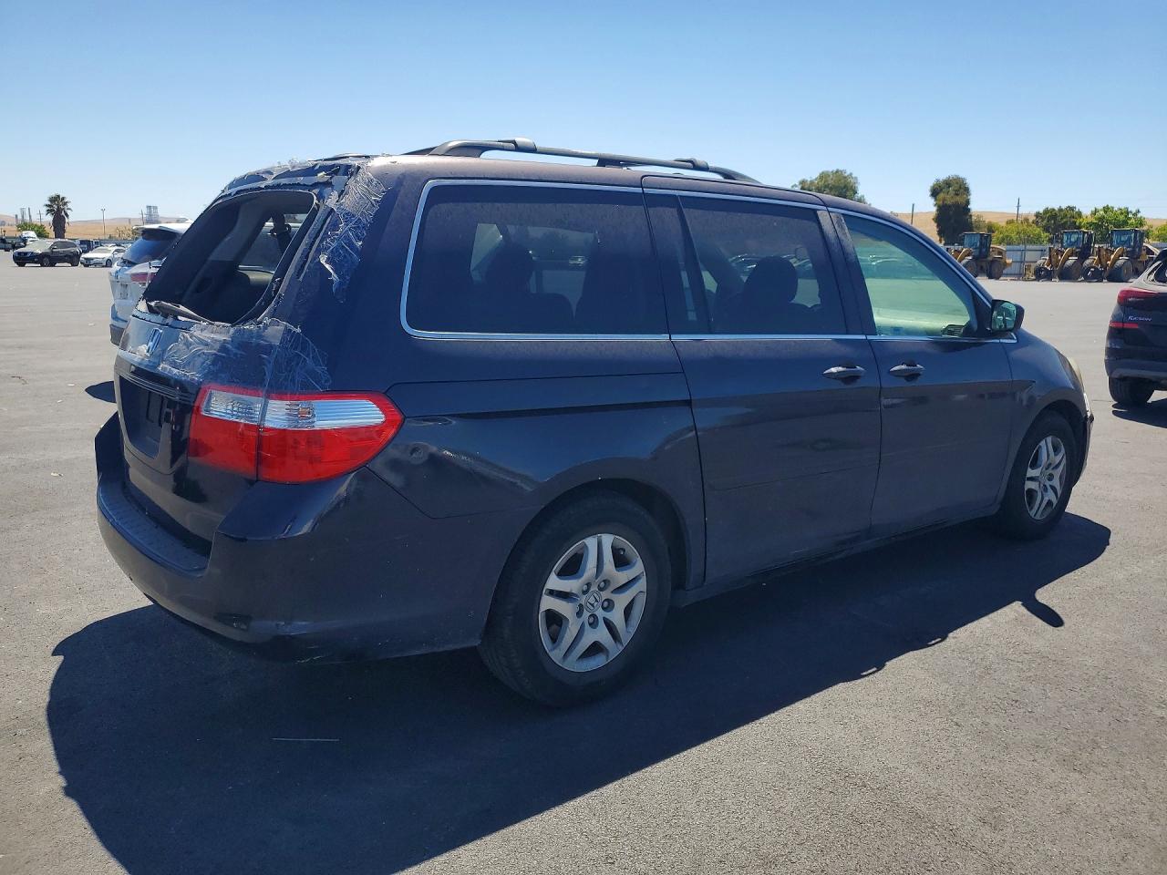 2005 Honda Odyssey Exl Blue vin: 5FNRL38765B110142