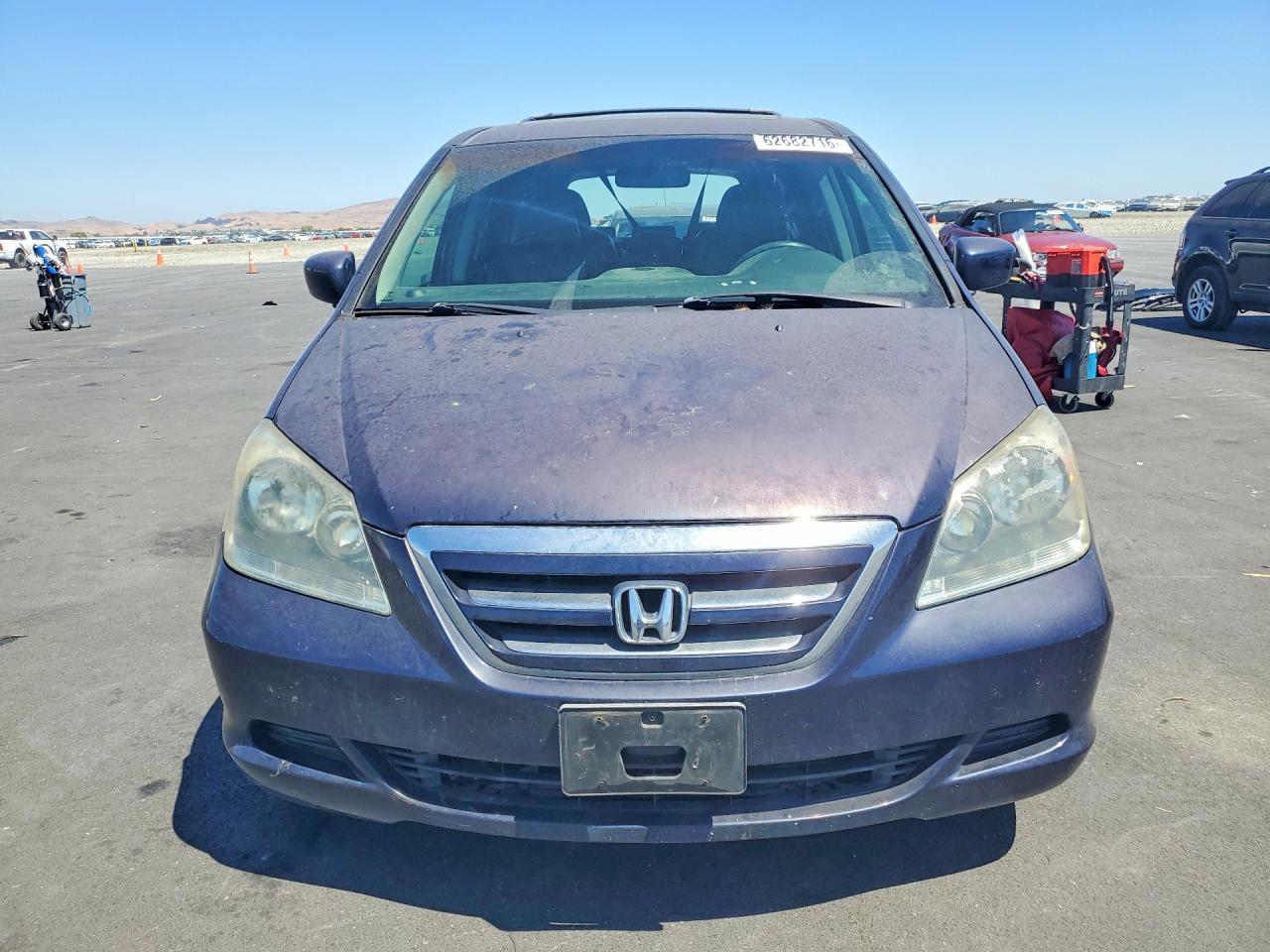 2005 Honda Odyssey Exl Blue vin: 5FNRL38765B110142