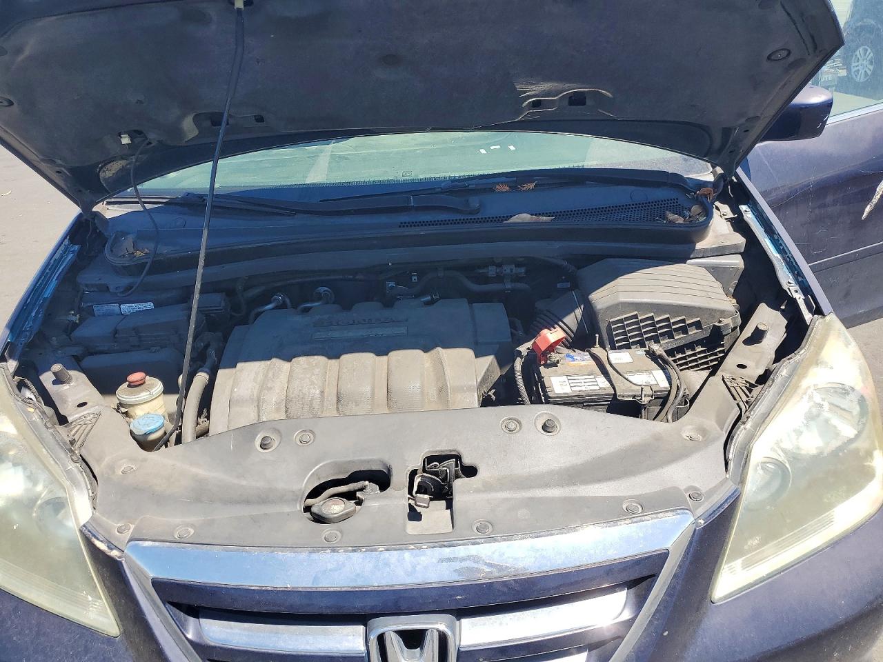 2005 Honda Odyssey Exl Blue vin: 5FNRL38765B110142