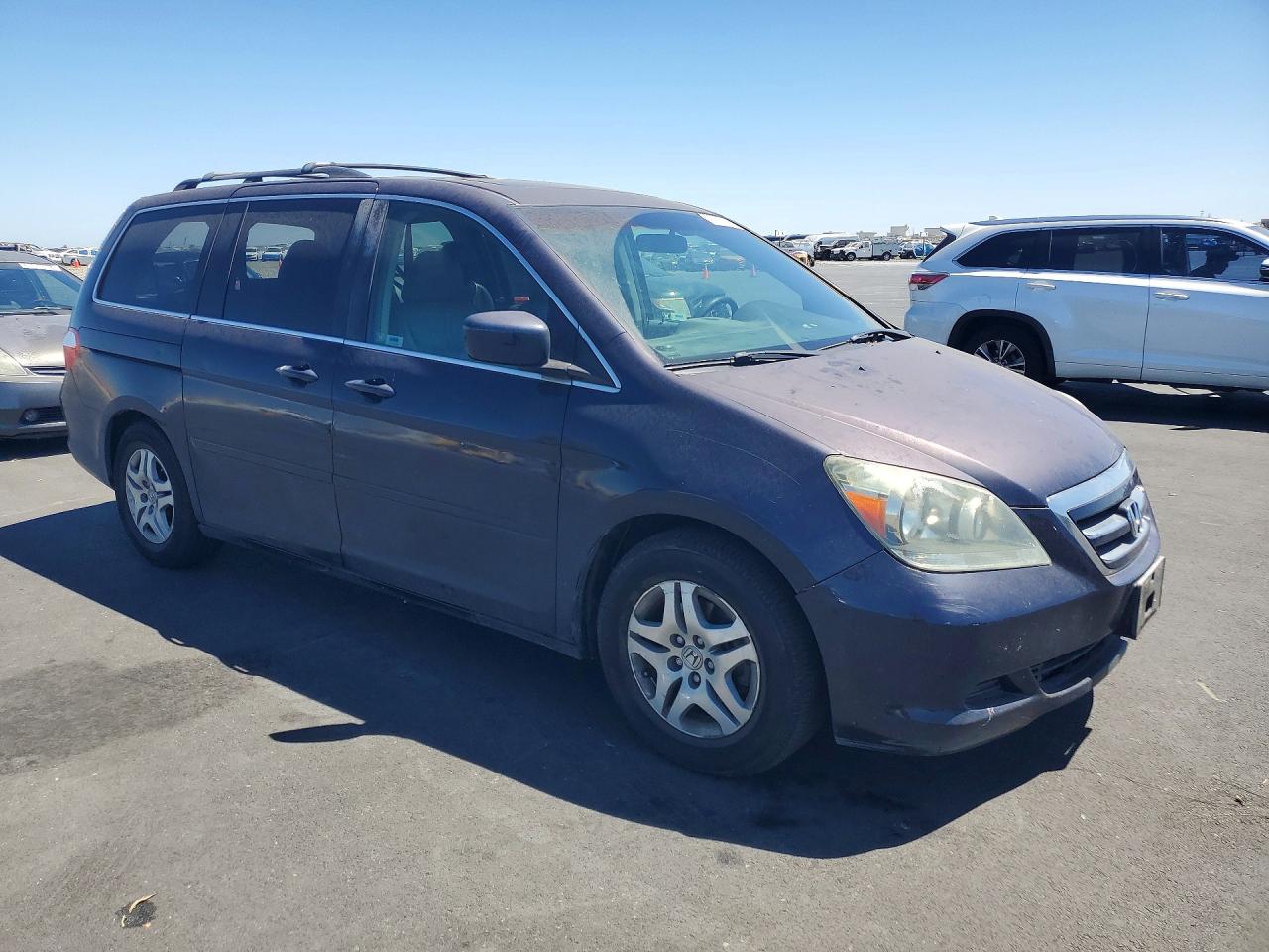 2005 Honda Odyssey Exl Blue vin: 5FNRL38765B110142