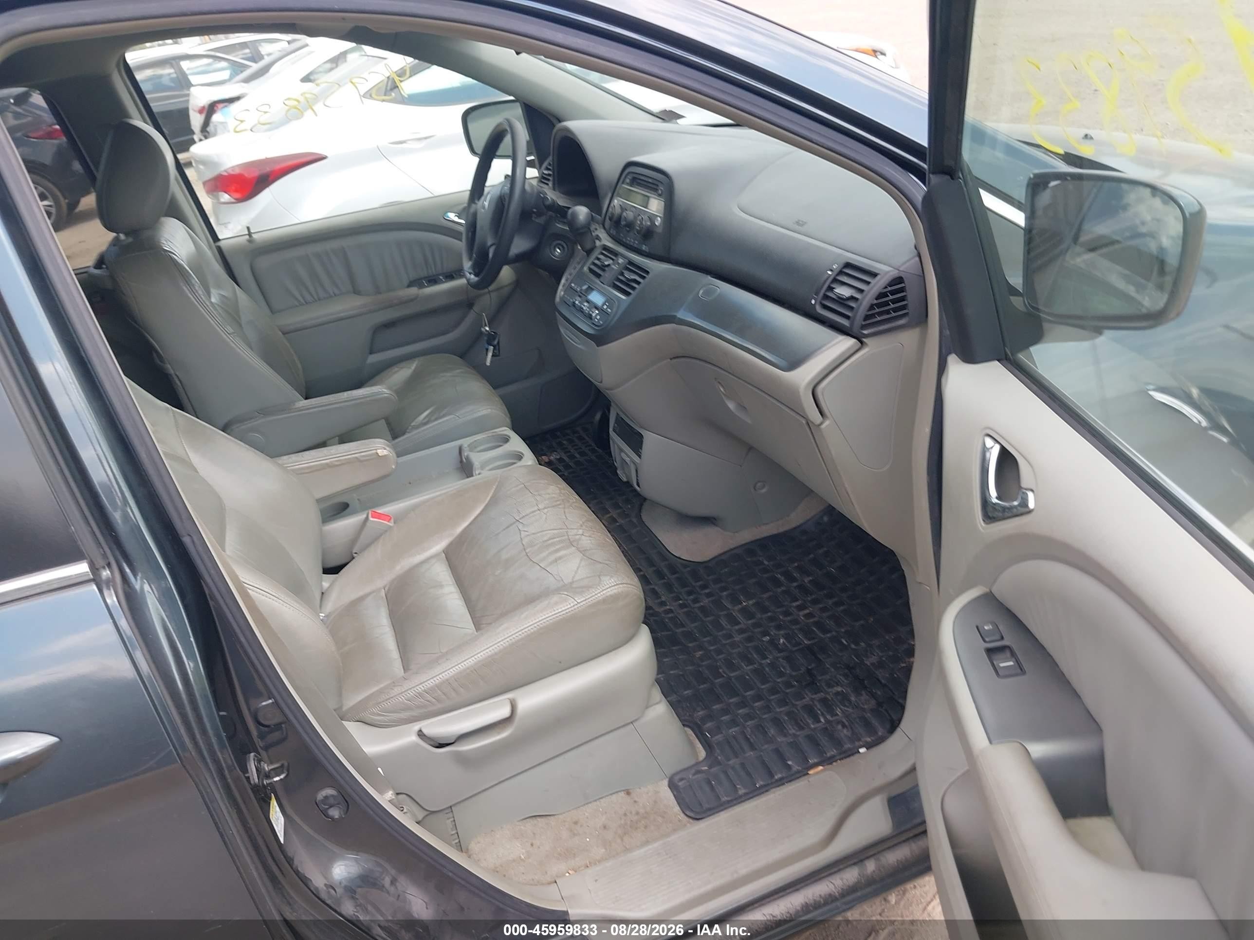 2005 Honda Odyssey Ex-l Gray vin: 5FNRL38765B134571