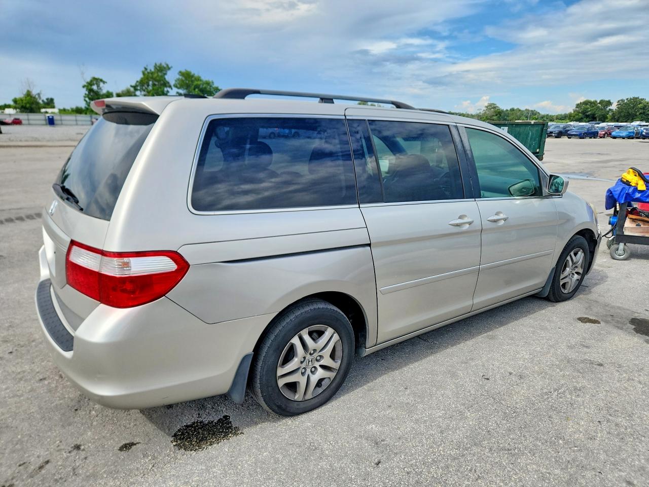 2006 Honda Odyssey Exl Silver vin: 5FNRL38766B005389