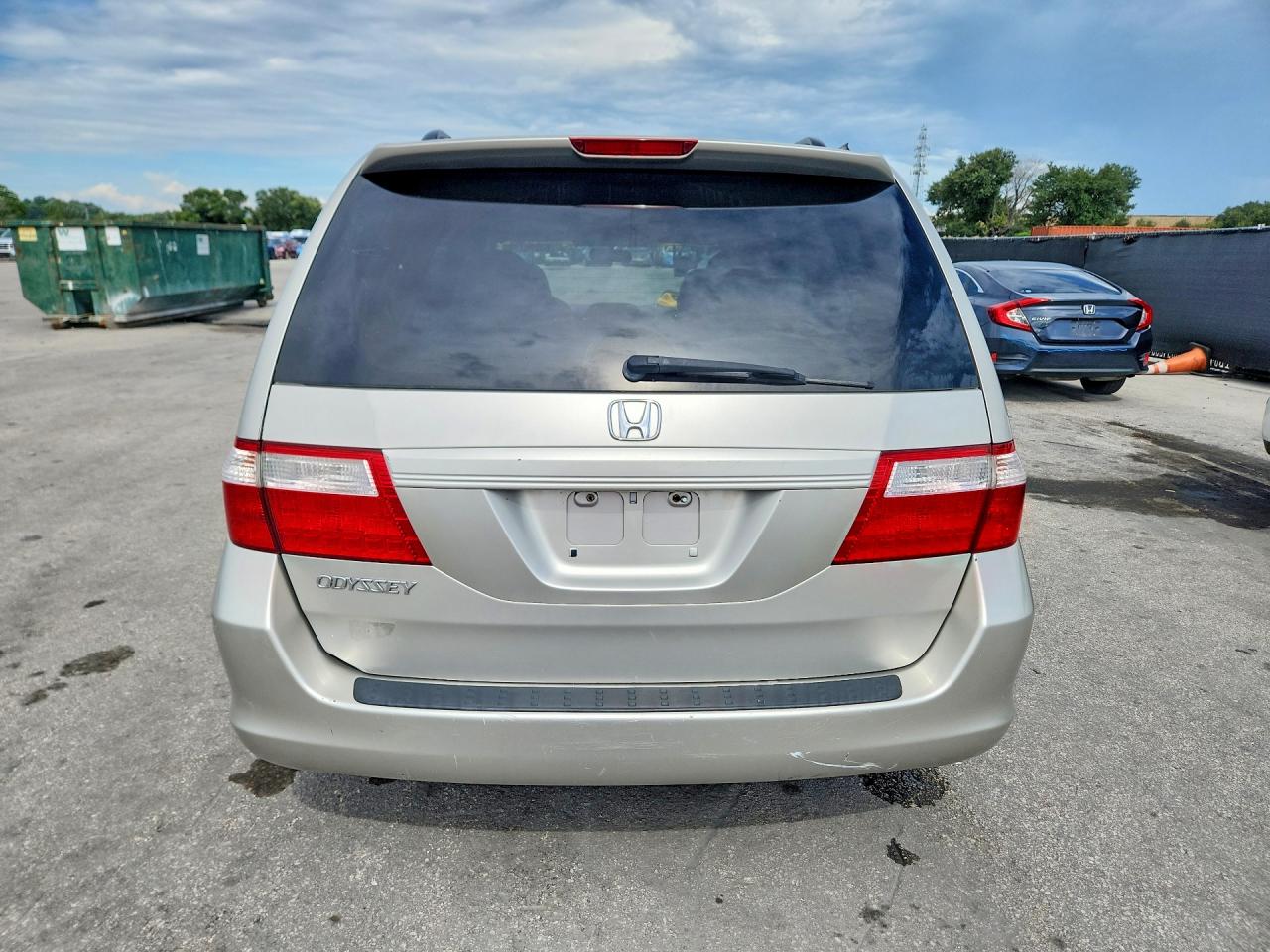 2006 Honda Odyssey Exl Silver vin: 5FNRL38766B005389