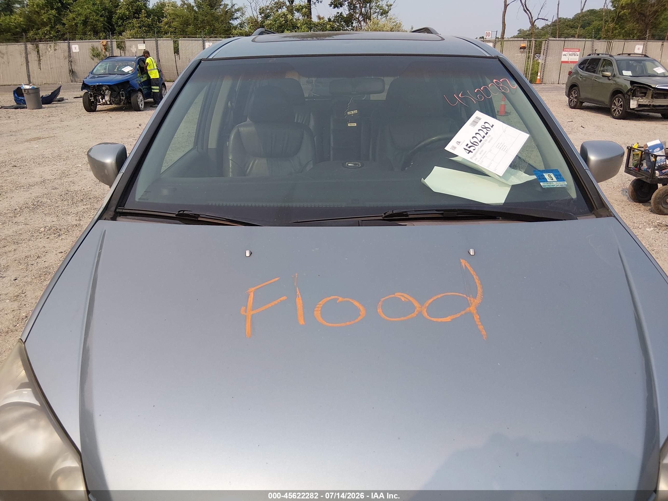 2006 Honda Odyssey Ex-l Серебряный vin: 5FNRL38766B006204