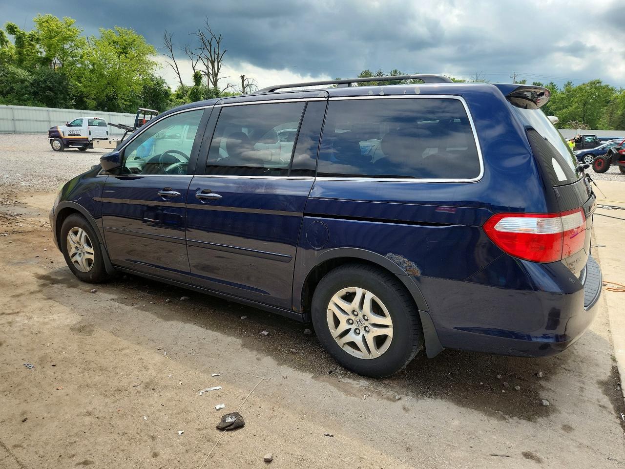 2006 Honda Odyssey Exl Blue vin: 5FNRL38766B027358