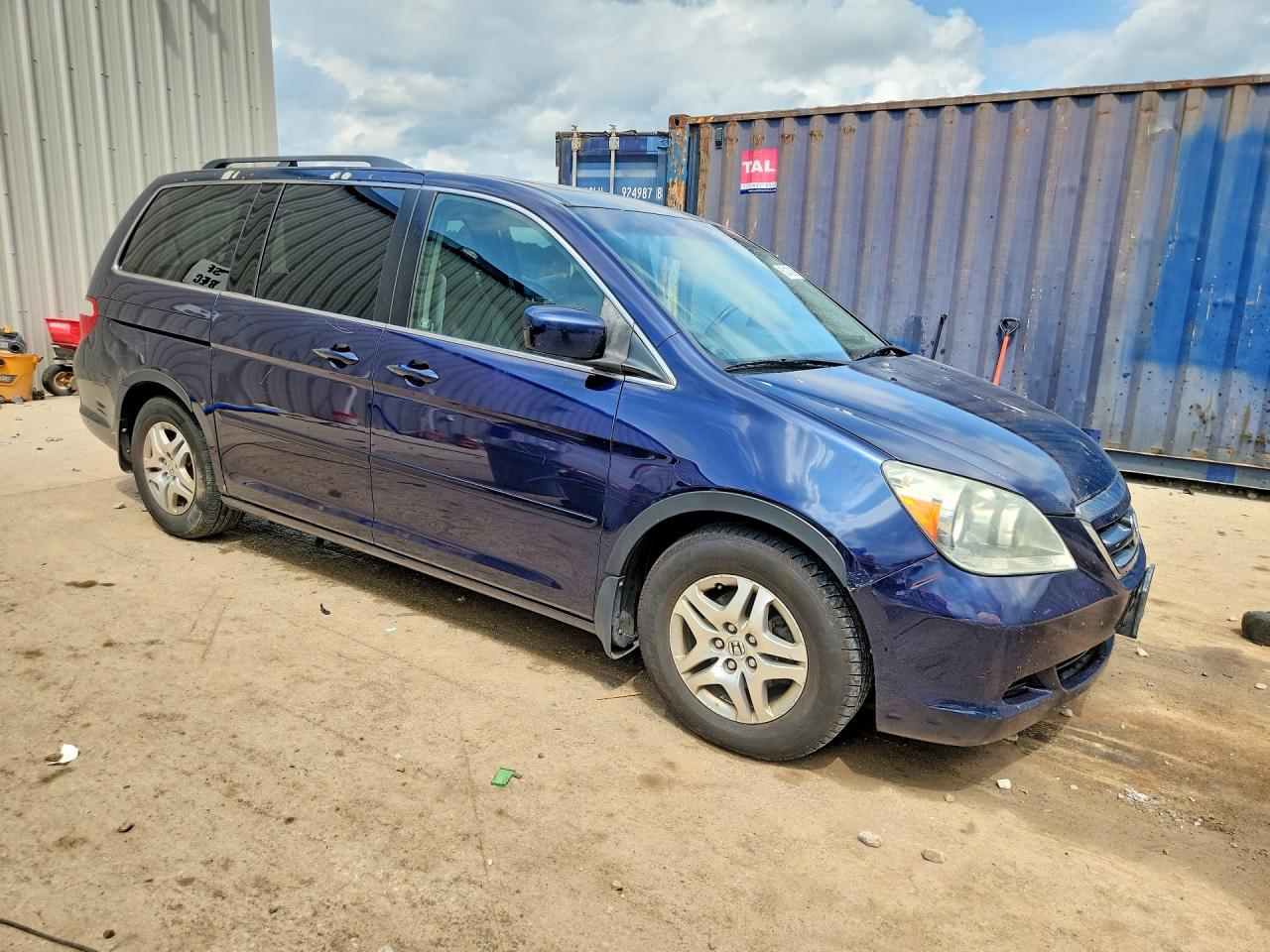 2006 Honda Odyssey Exl Blue vin: 5FNRL38766B027358