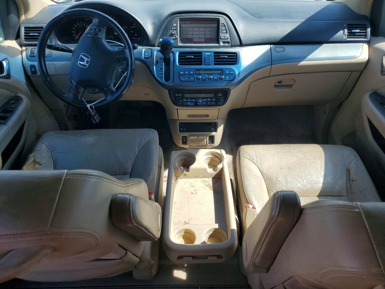 2006 Honda Odyssey Exl White vin: 5FNRL38766B039655