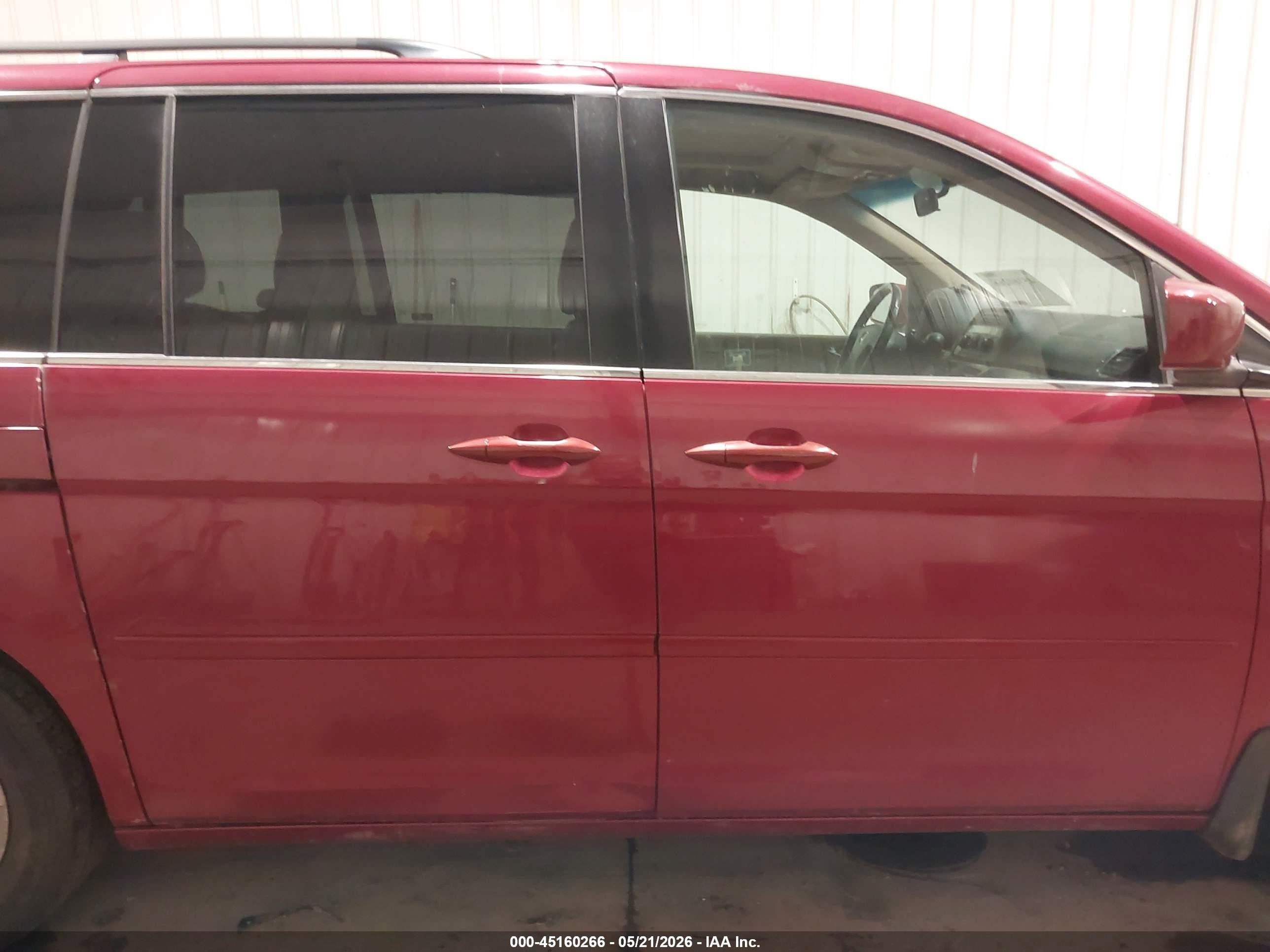 2006 Honda Odyssey Ex-l Red vin: 5FNRL38766B059128