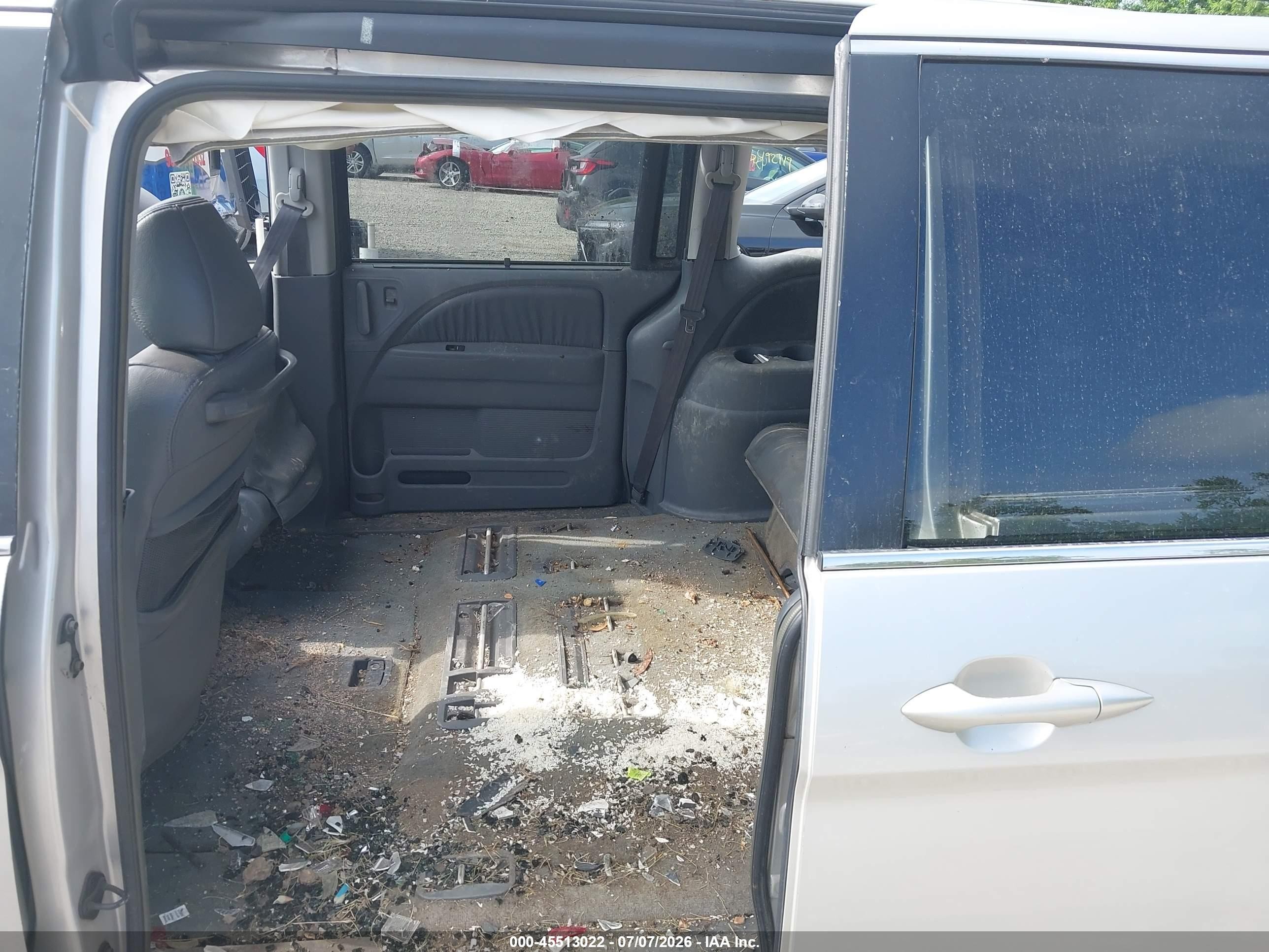 2006 Honda Odyssey Ex-l Silver vin: 5FNRL38766B422494