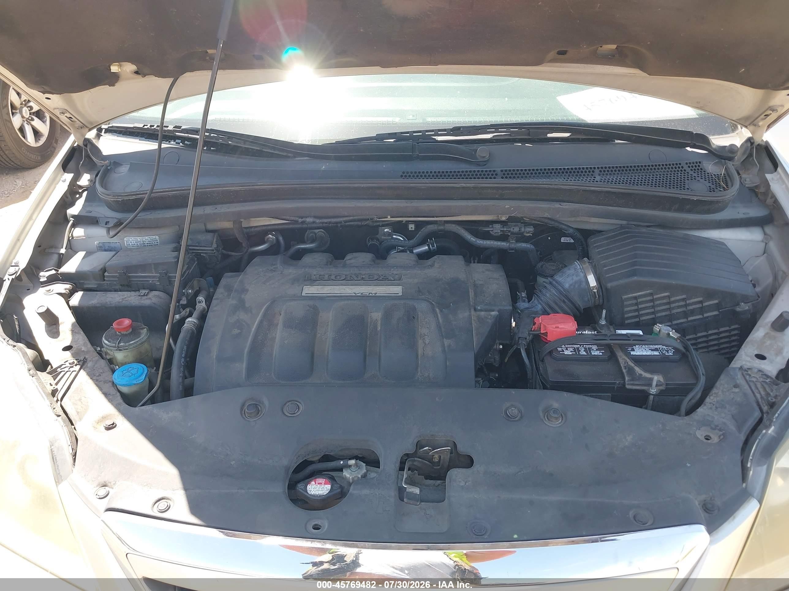 2006 Honda Odyssey Exl Silver vin: 5FNRL38766B458489