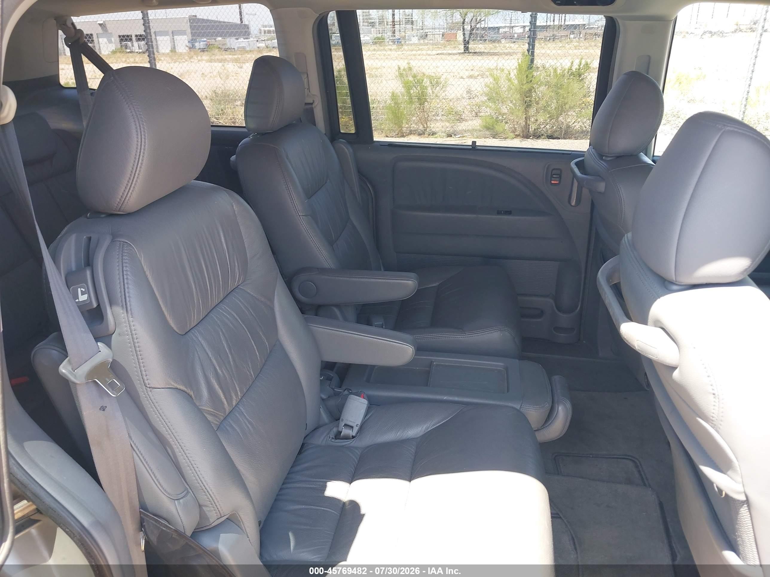 2006 Honda Odyssey Exl Silver vin: 5FNRL38766B458489