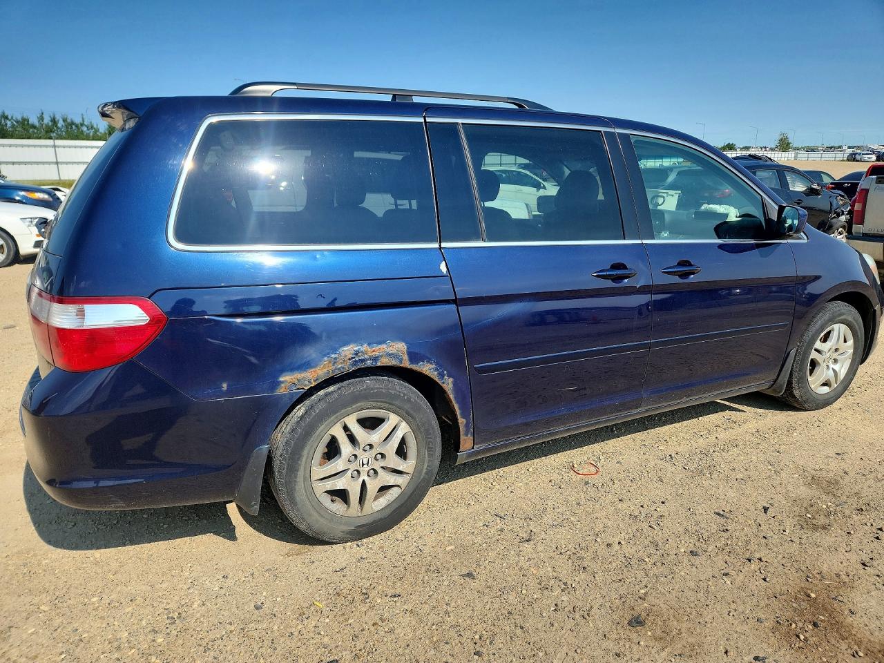 2006 Honda Odyssey Exl Синий vin: 5FNRL38766B512051
