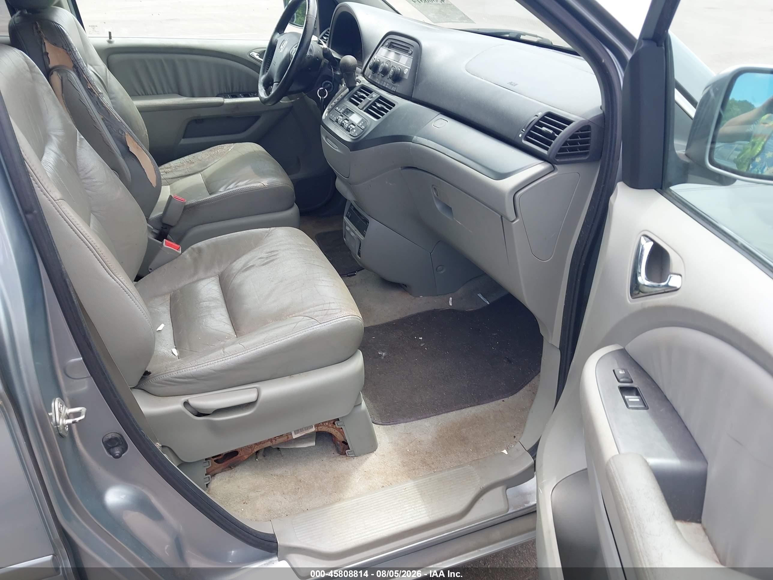 2007 Honda Odyssey Ex-l Blue vin: 5FNRL38767B025188