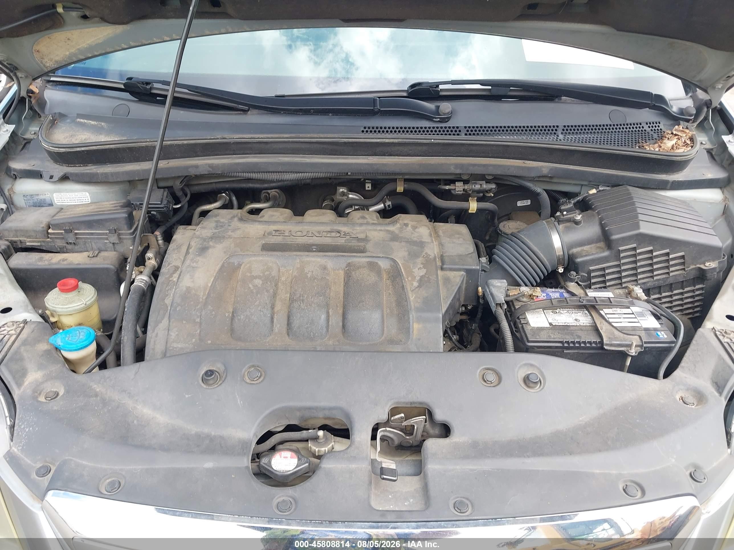 2007 Honda Odyssey Ex-l Blue vin: 5FNRL38767B025188