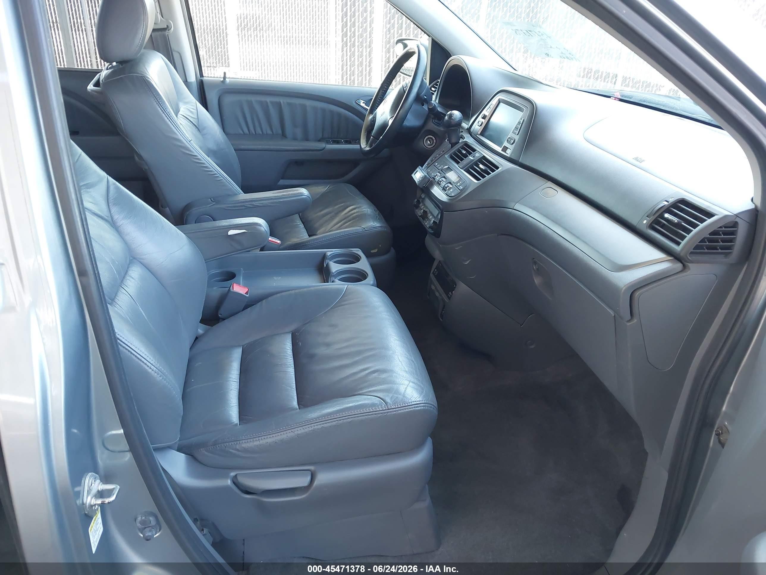 2007 Honda Odyssey Ex-l Gray vin: 5FNRL38767B027443