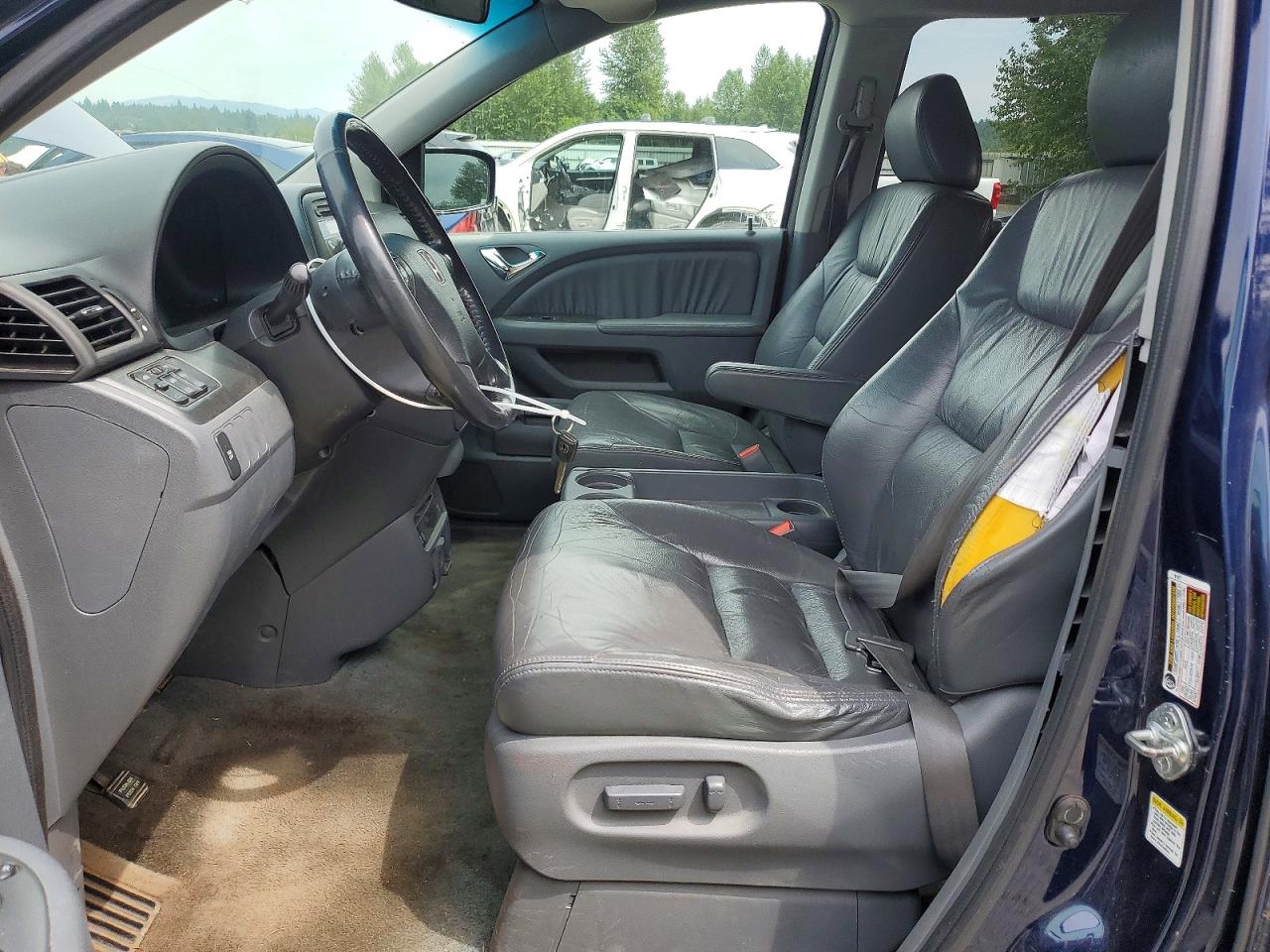 2007 Honda Odyssey Exl Blue vin: 5FNRL38767B047191
