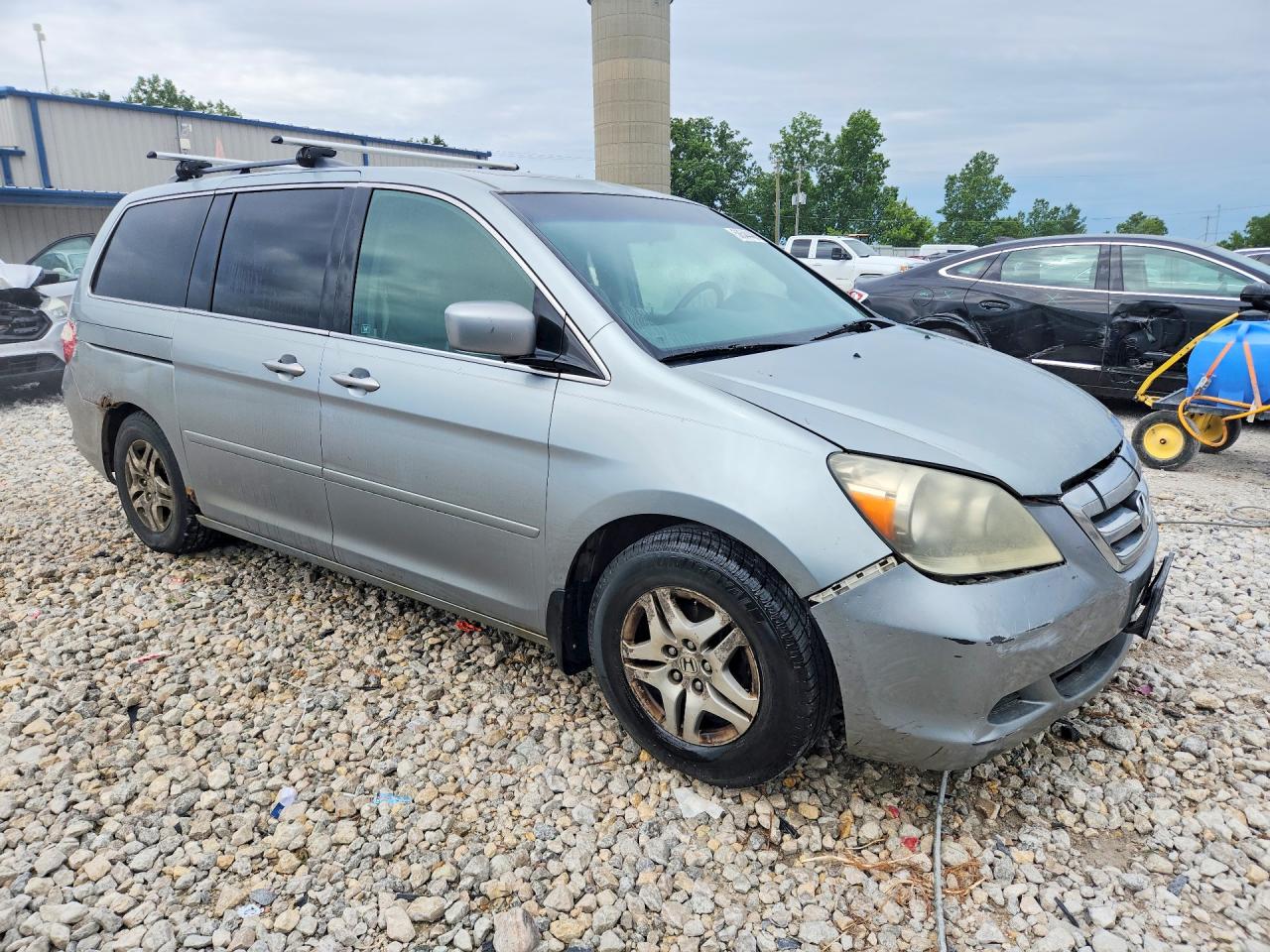 2007 Honda Odyssey Exl Silver vin: 5FNRL38767B058904