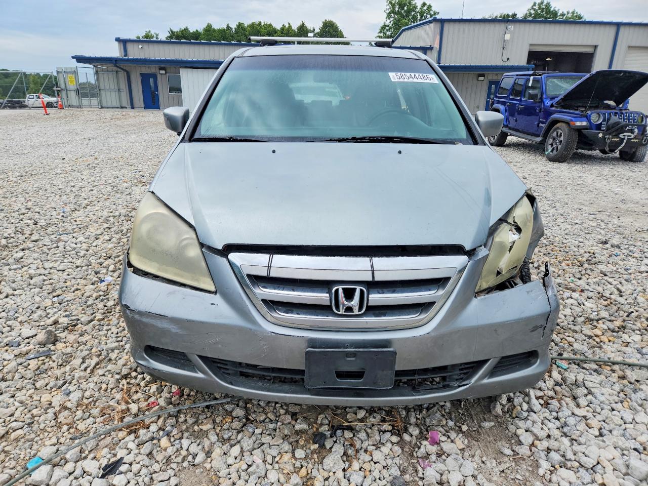2007 Honda Odyssey Exl Silver vin: 5FNRL38767B058904