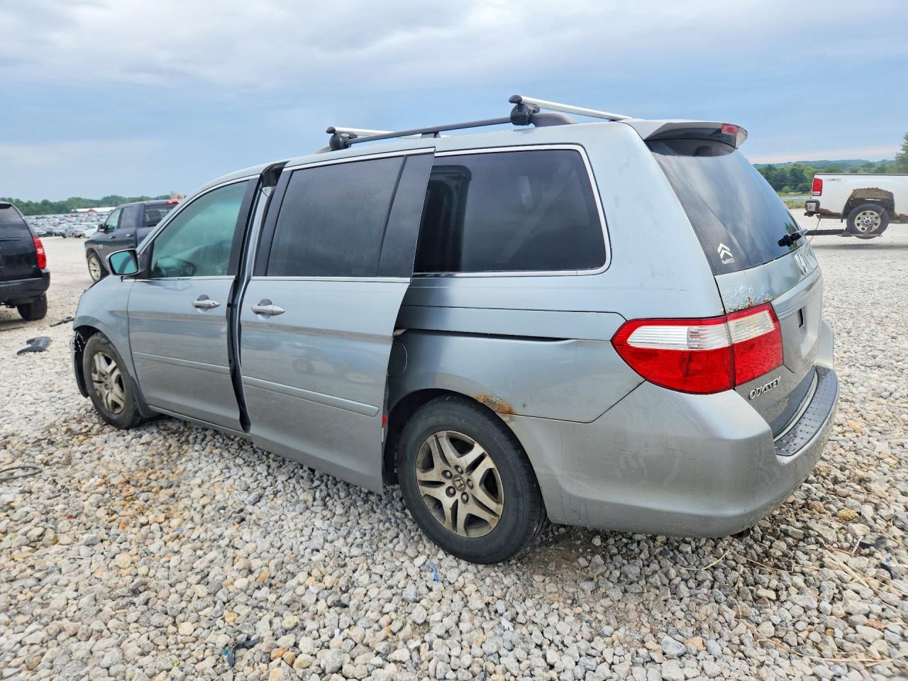 2007 Honda Odyssey Exl Silver vin: 5FNRL38767B058904