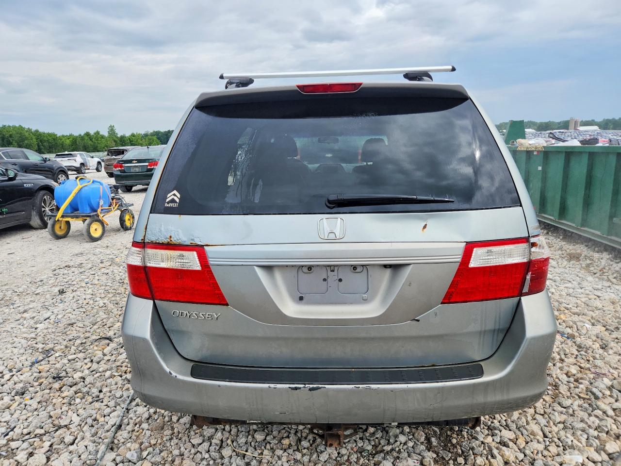 2007 Honda Odyssey Exl Silver vin: 5FNRL38767B058904