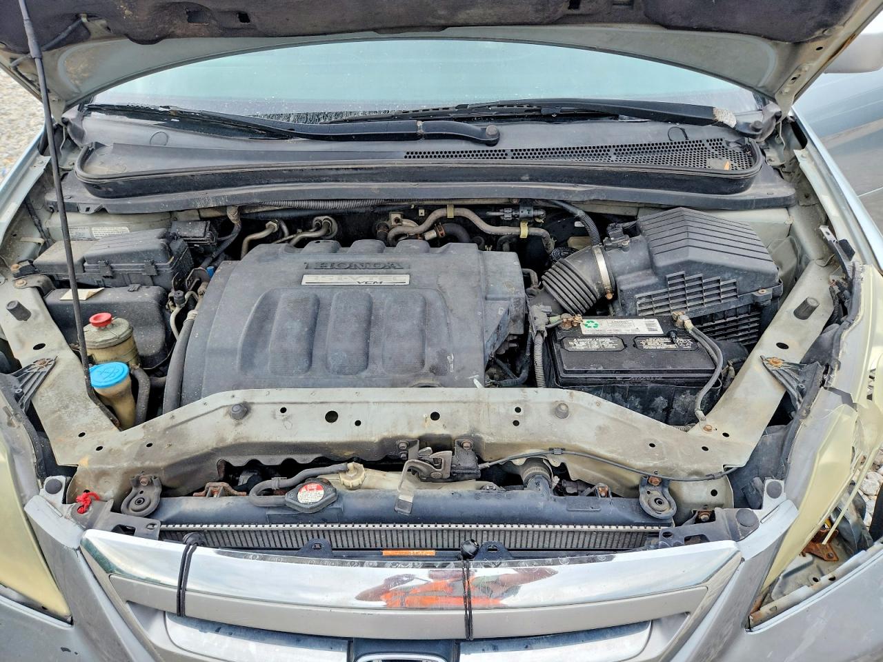 2007 Honda Odyssey Exl Silver vin: 5FNRL38767B058904