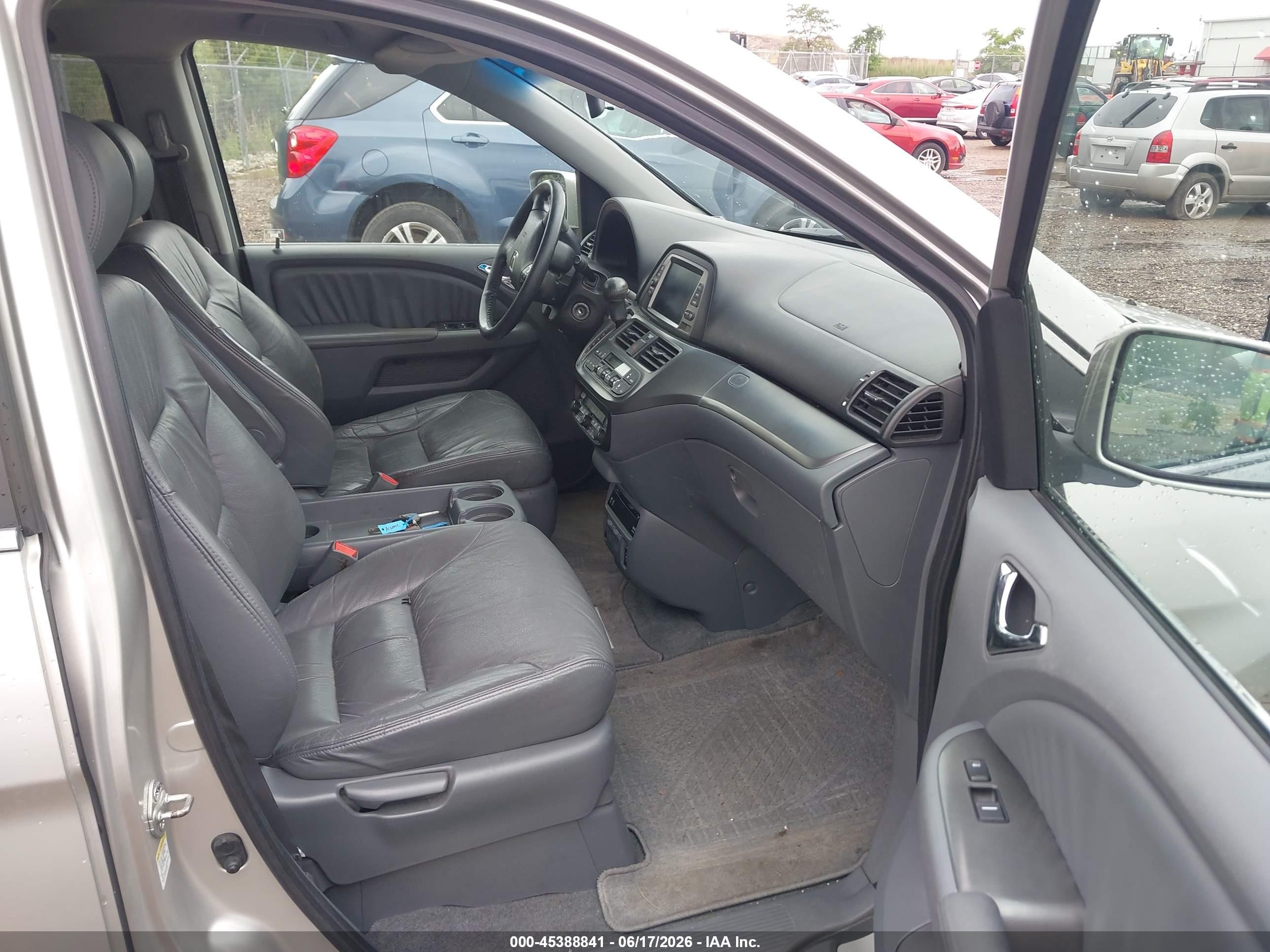 2007 Honda Odyssey Ex-l Желто-коричневый vin: 5FNRL38767B077646